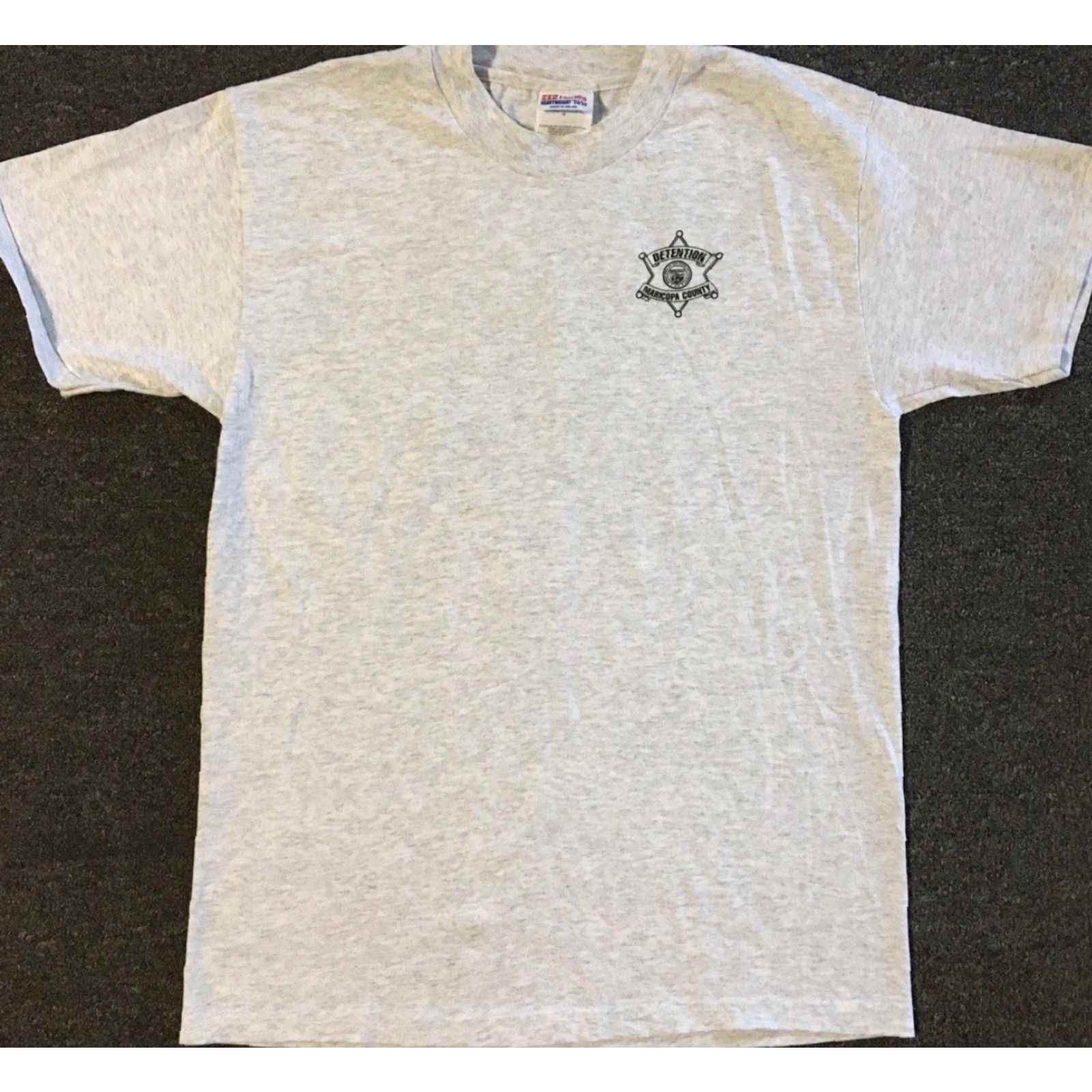 Vintage VINTAGE 90s Maricopa County Detention Officer Academy Shirt M Arizona Police College Shirt Graphic Tee Mens Gray Size US M / EU 48-50 / 2 - 2 Thumbnail