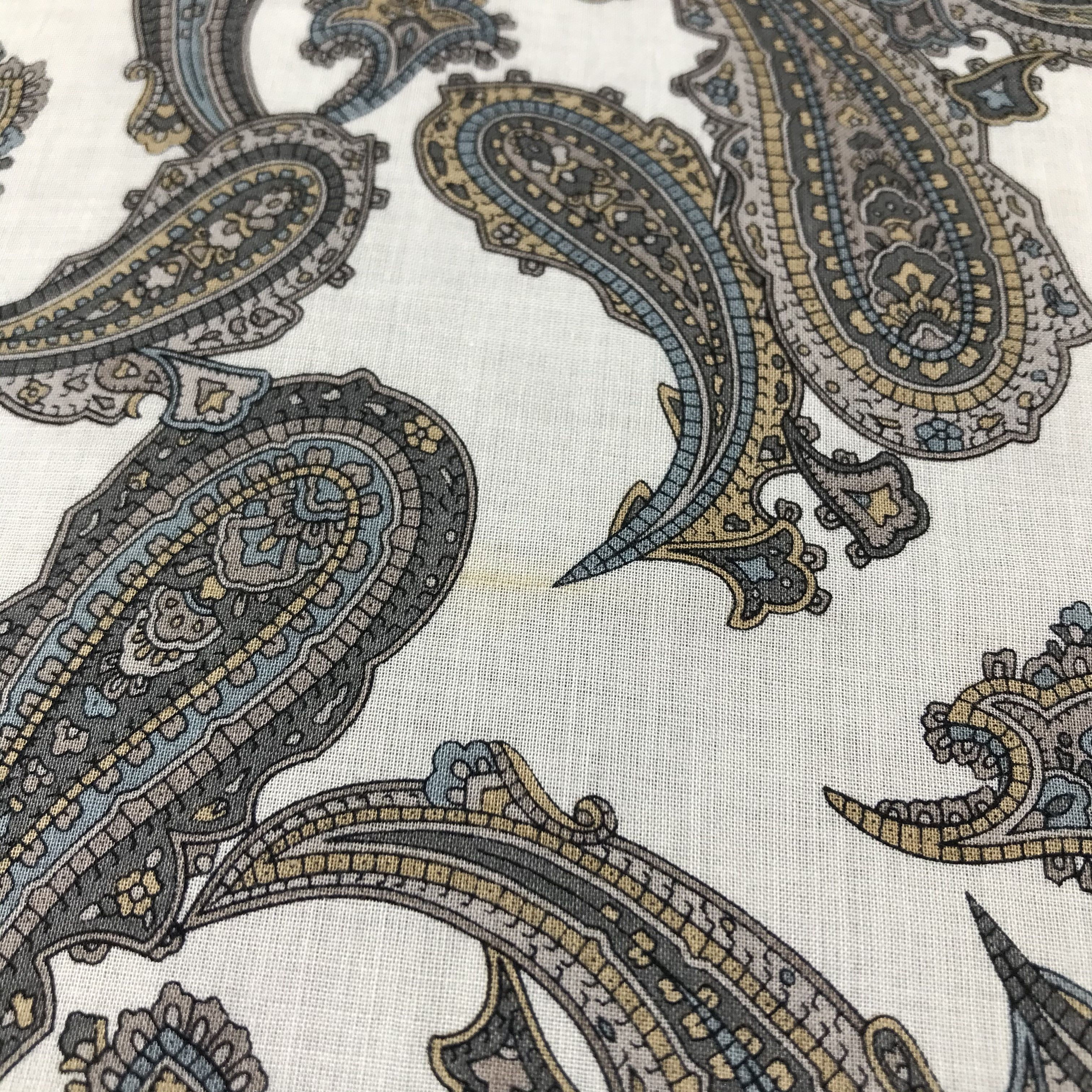 Christian Dior Monsieur Christian Dior Paisley Handkerchief Neckerchief H240 Size ONE SIZE - 8 Thumbnail