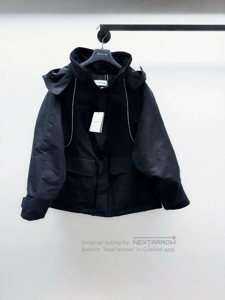 Balenciaga Balenciaga Windbreaker jacket Size L / US 10 / IT 46 - 1 Thumbnail