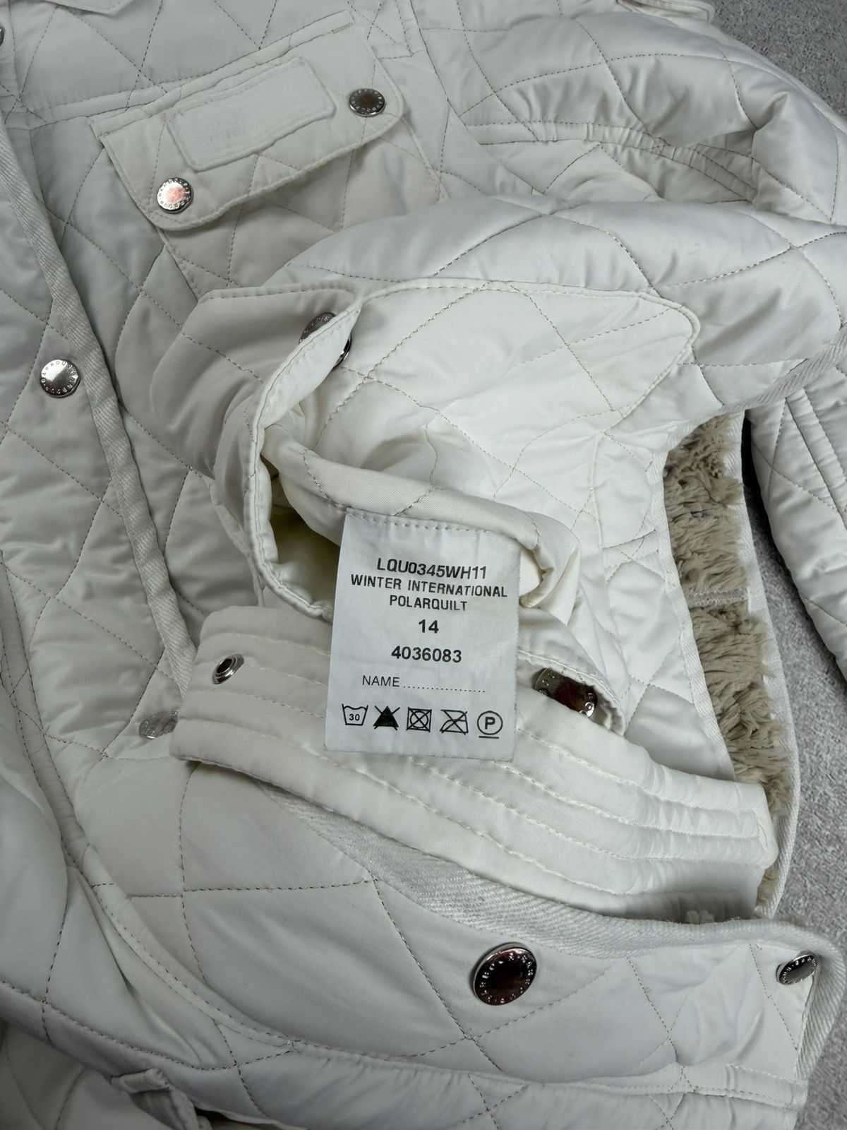 Barbour Barbour Winter International Polarquilt Jacket White Size L / US 10 / IT 46 - 12 Thumbnail