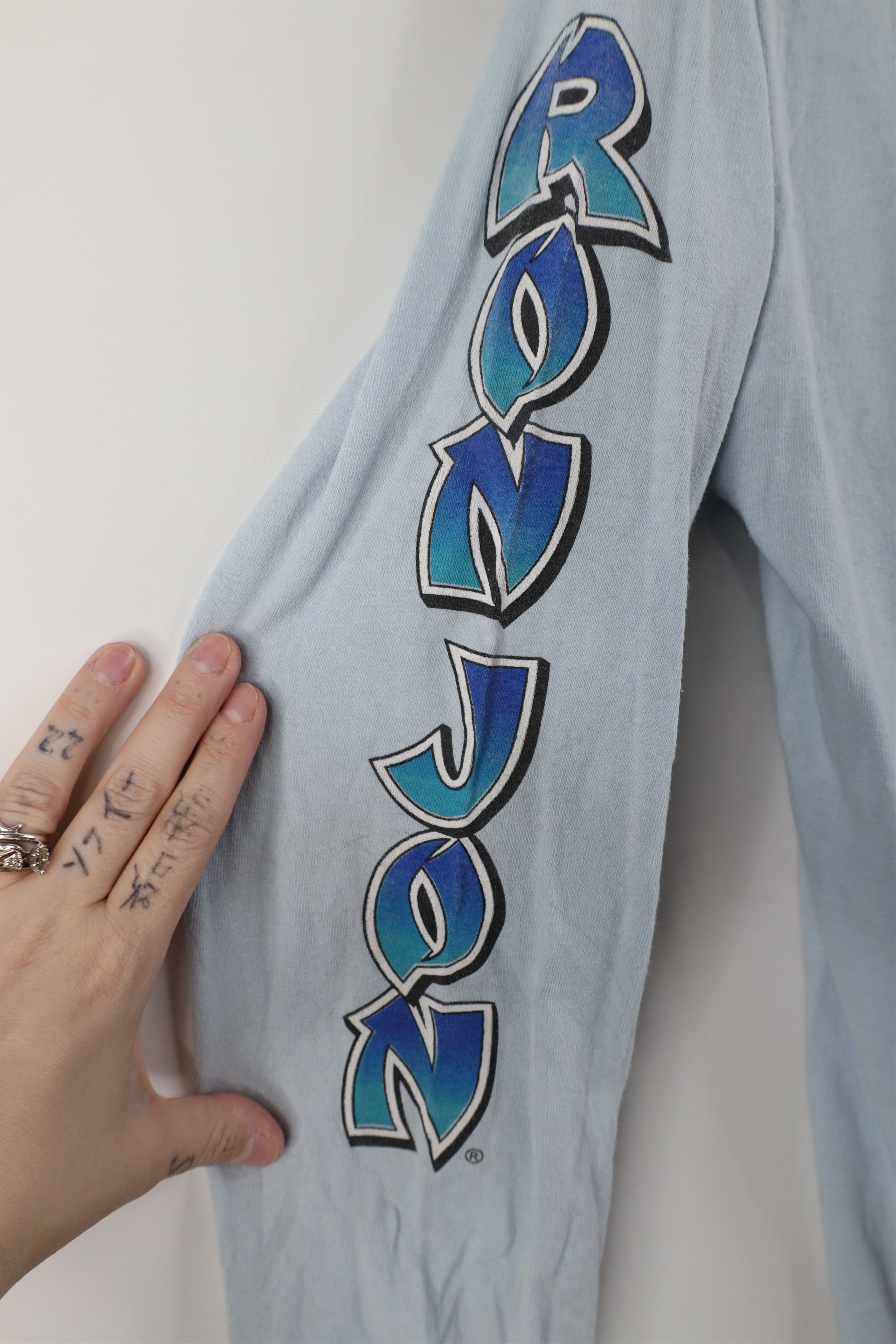 Vintage Vintage 90s Y2K Ron Jon Surf Shop Long Sleeve T-Shirt Blue Size US S / EU 44-46 / 1 - 7 Thumbnail