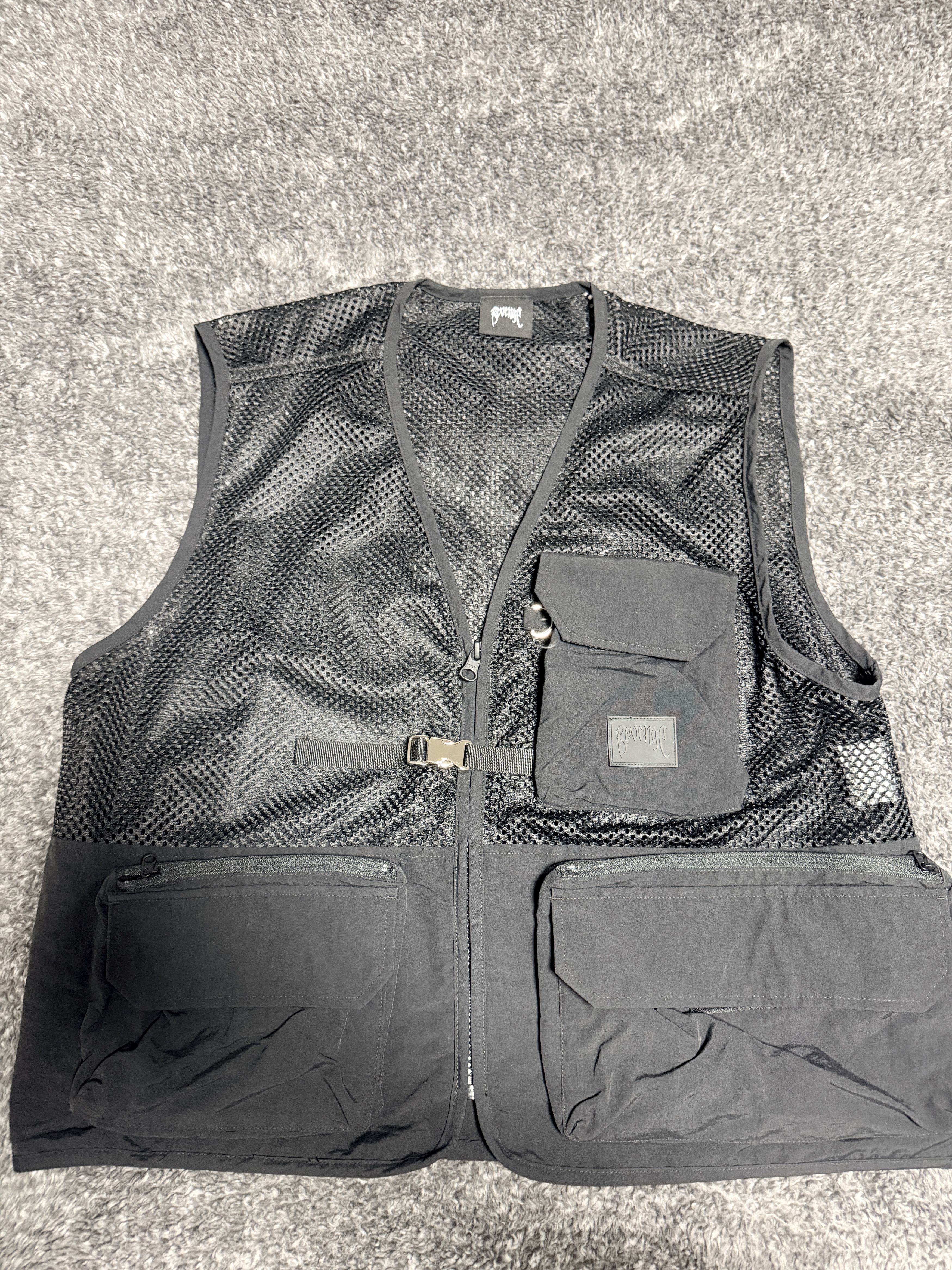 Revenge MESH CARGO UTILITY VEST BLACK Size US S / EU 44-46 / 1 - 2 Thumbnail