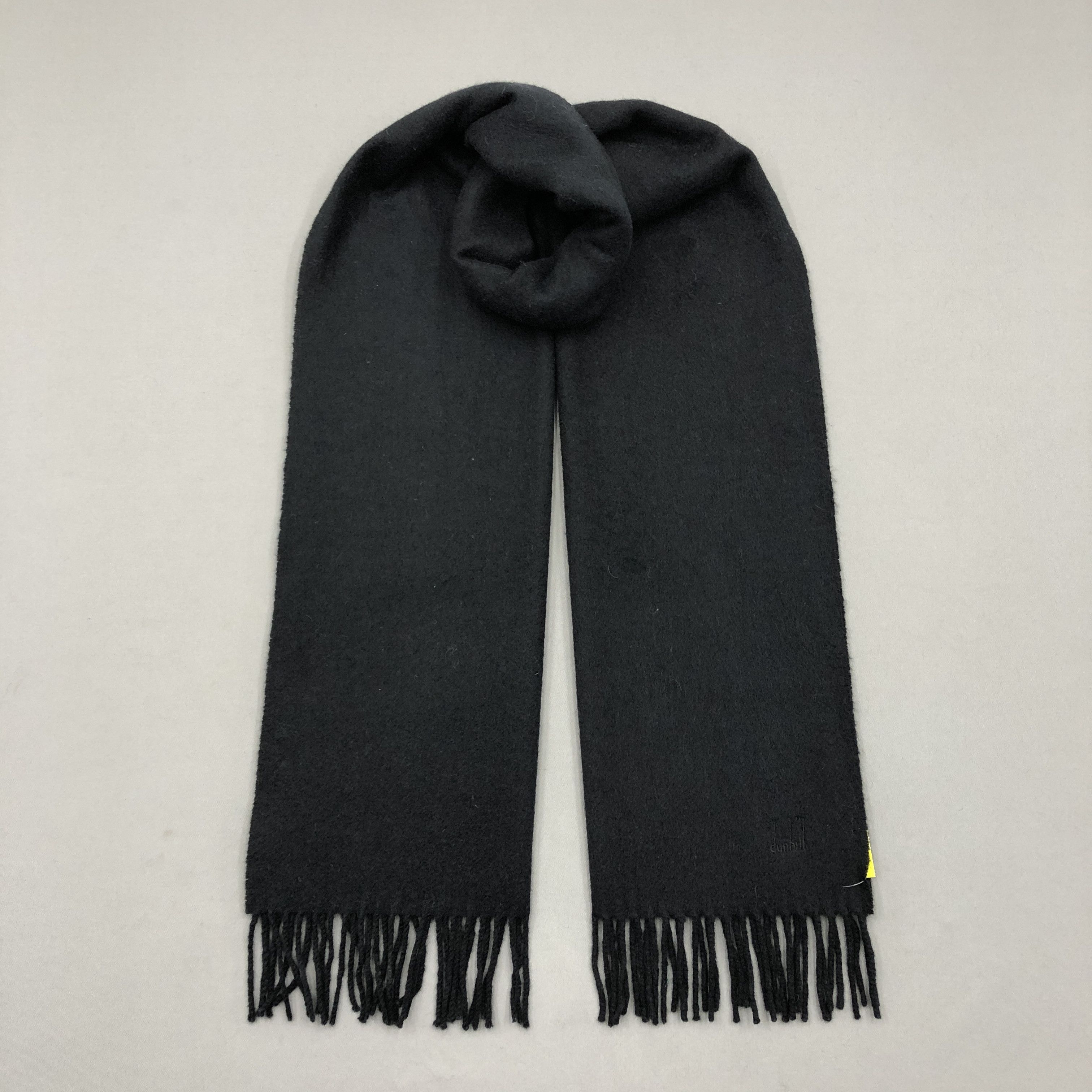 Alfred Dunhill Vintage Alfred Dunhill Scarf Muffler Wool Cashmere Scarves Size ONE SIZE - 1 Thumbnail