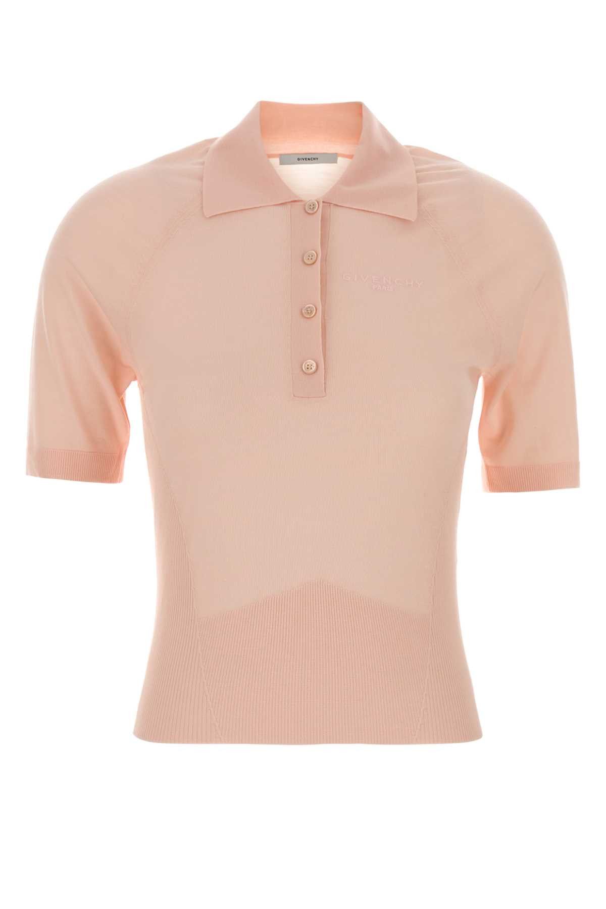 Givenchy Pink Wool Polo Shirt Size S / US 4 / IT 40 - 1 Thumbnail