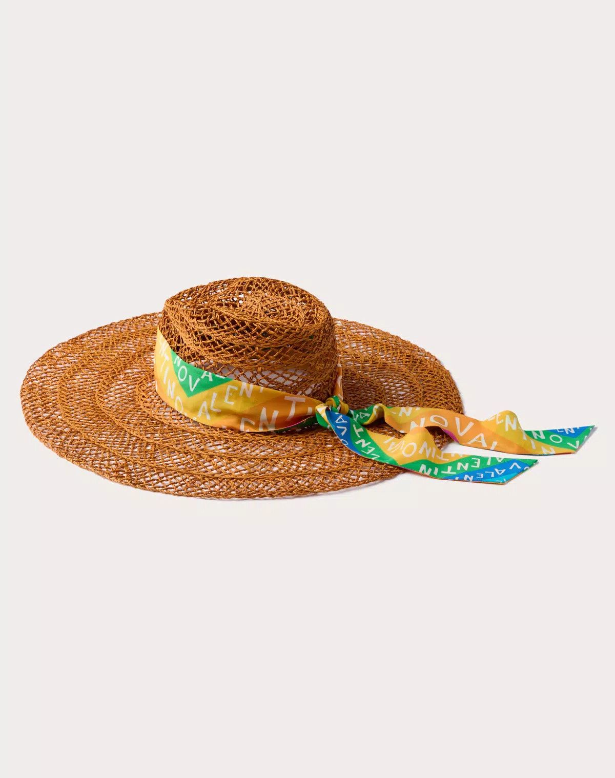 Valentino oc11z0725 Size:Small/Wide Brim Straw Hat in Multicolor Size ONE SIZE - 3 Thumbnail