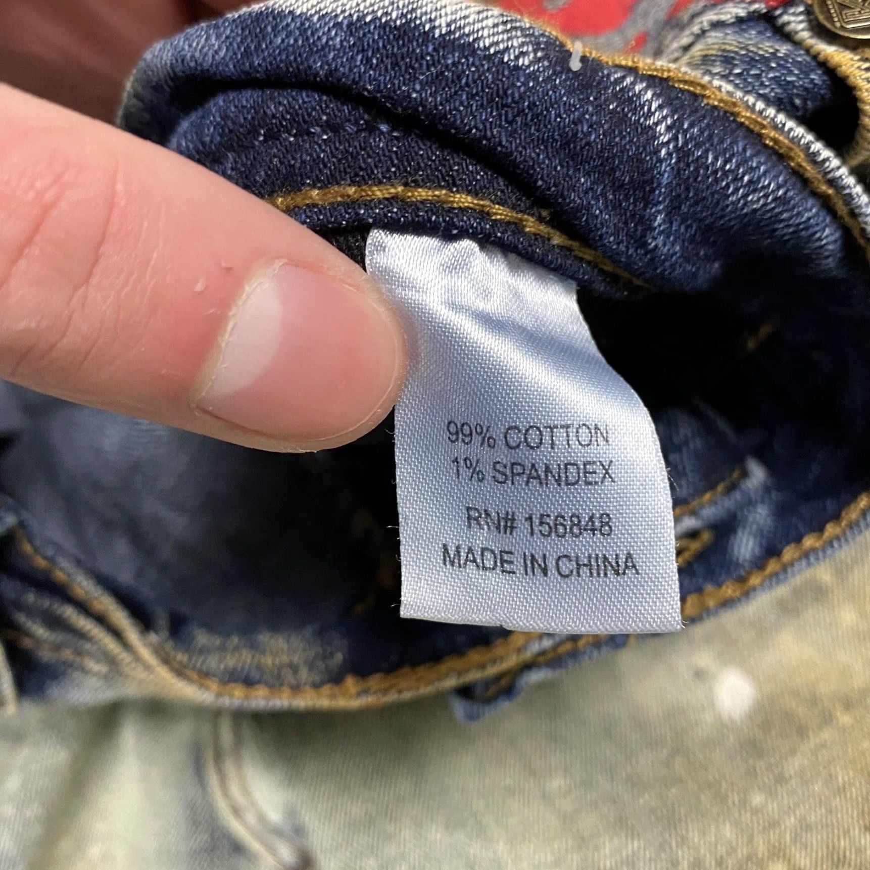 Vintage VINTAGE KRYPTIC POPEYE x STREETWEAR Distressed Slim Fit Denim Jeans Men 34x32 Blue 90s Size US 34 / EU 50 - 5 Thumbnail