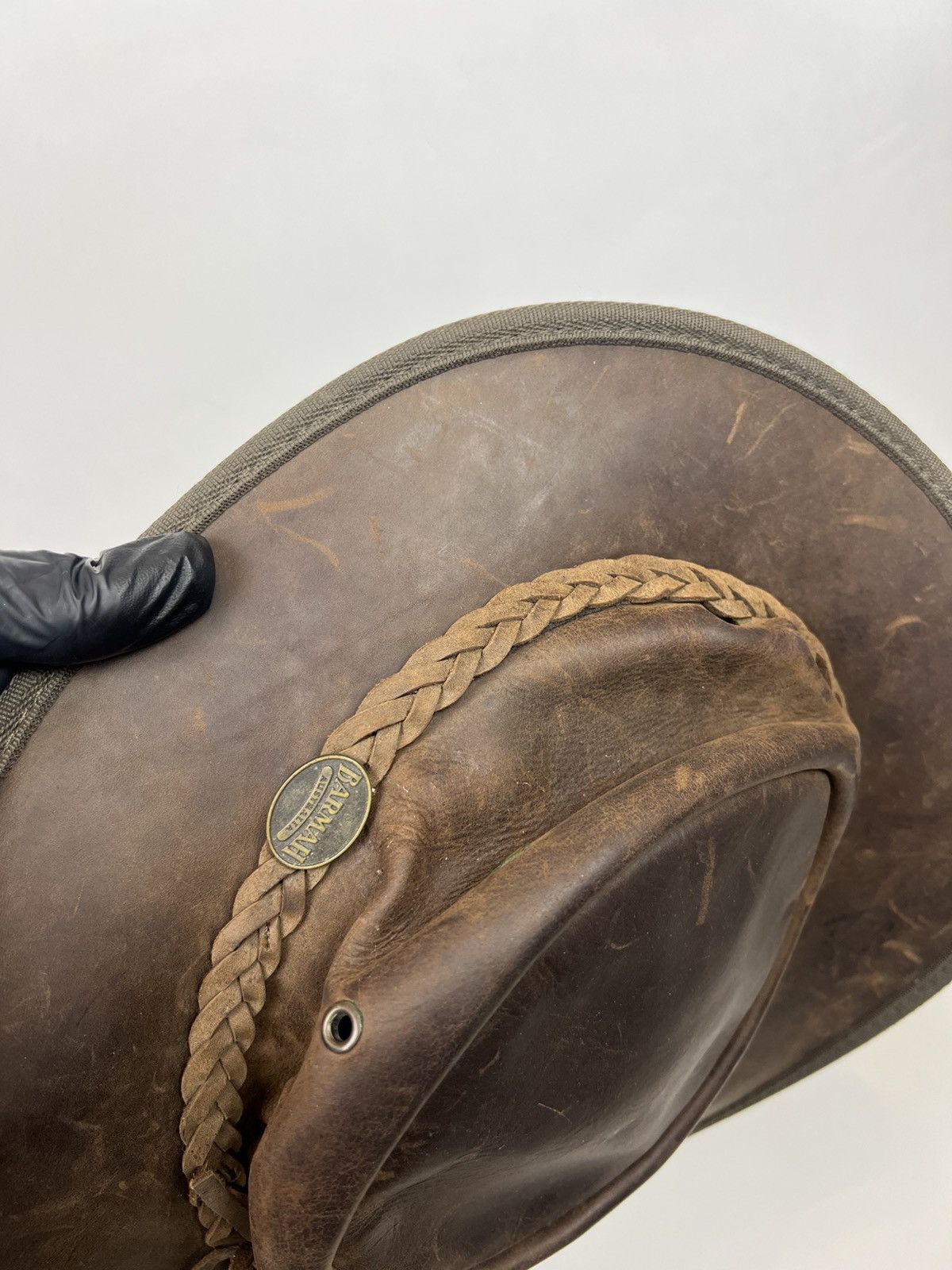 Other Vintage retro barmah leather cowboy punk rock western hat Size ONE SIZE - 12 Thumbnail