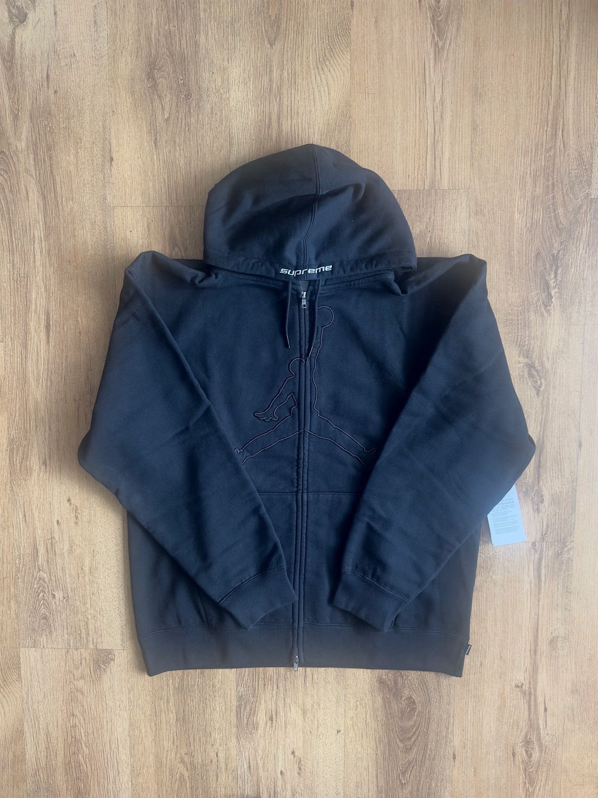 Nike × Supreme Supreme Nike Half Zip Hoodie Sweatshirt Black Large