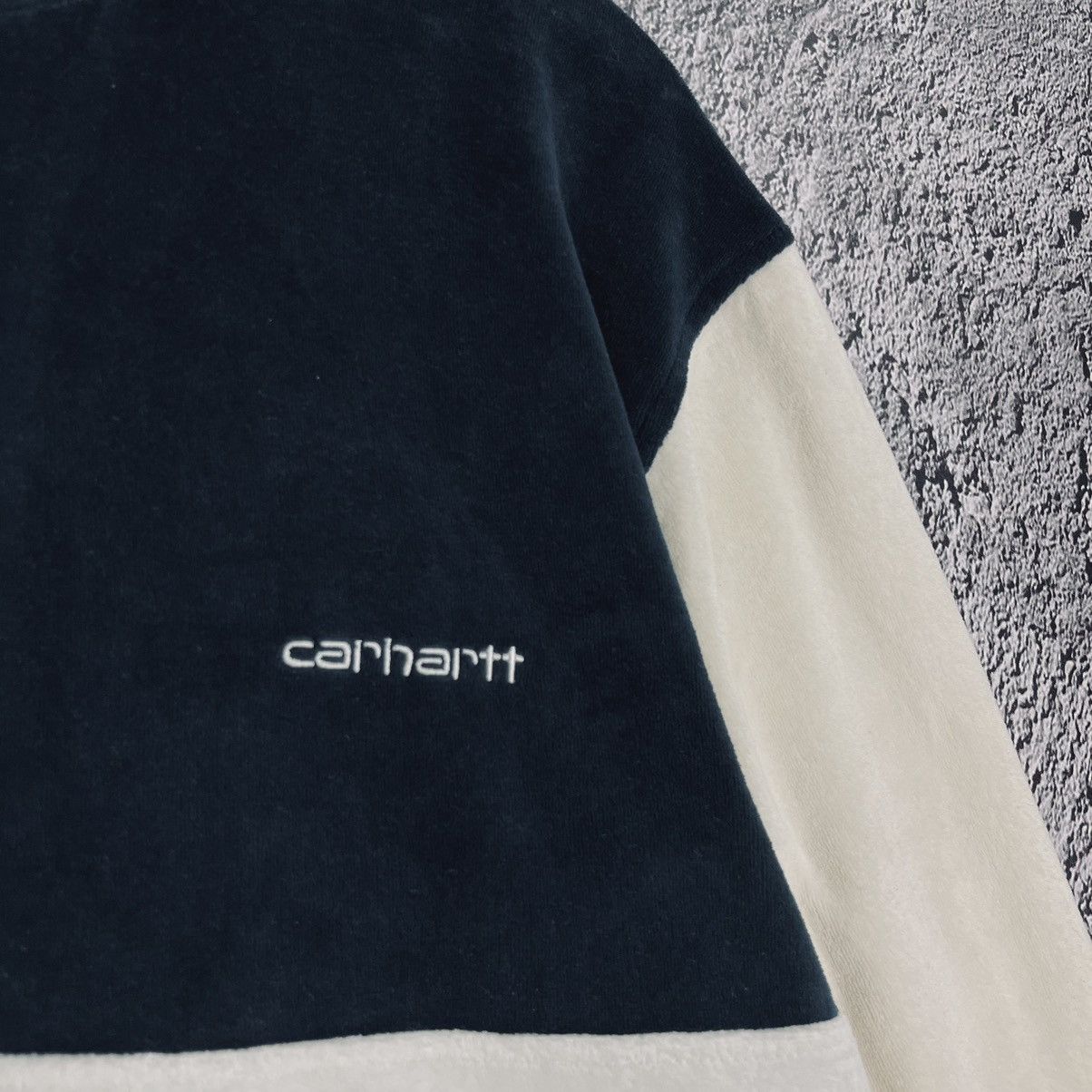 Carhartt × Designer Carhartt W.I.P. 1/3 velour Half Zip Sweatshirt tila pullover Size US M / EU 48-50 / 2 - 6 Thumbnail