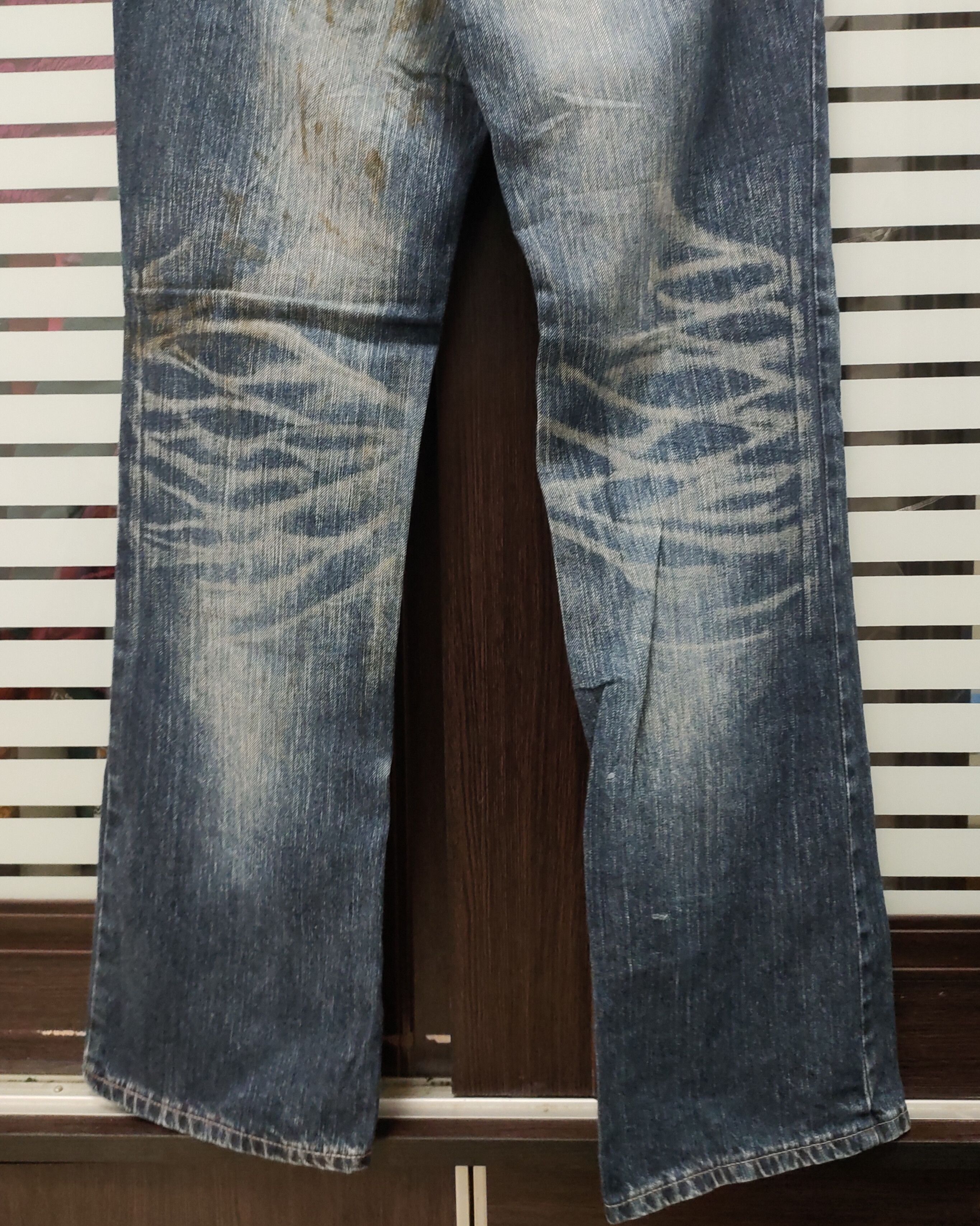 Japanese Brand 💥 Sick Flared Edwin XV Exclusive Vintage Jeans 💥 Size US 30 / EU 46 - 12 Thumbnail