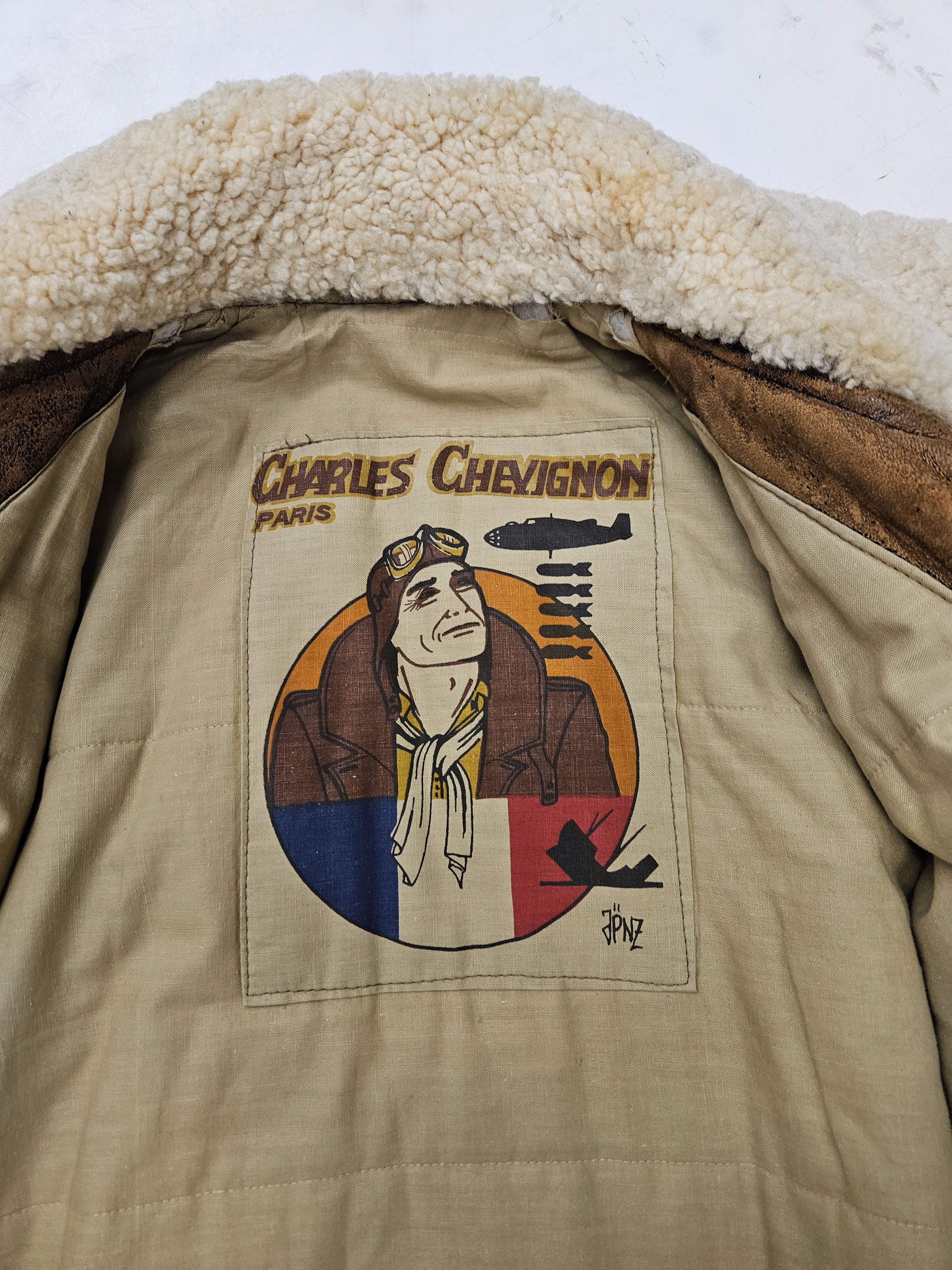 Chevignon Vintage chevignon distressed aviator bomber leather jacket Size US M / EU 48-50 / 2 - 16 Thumbnail
