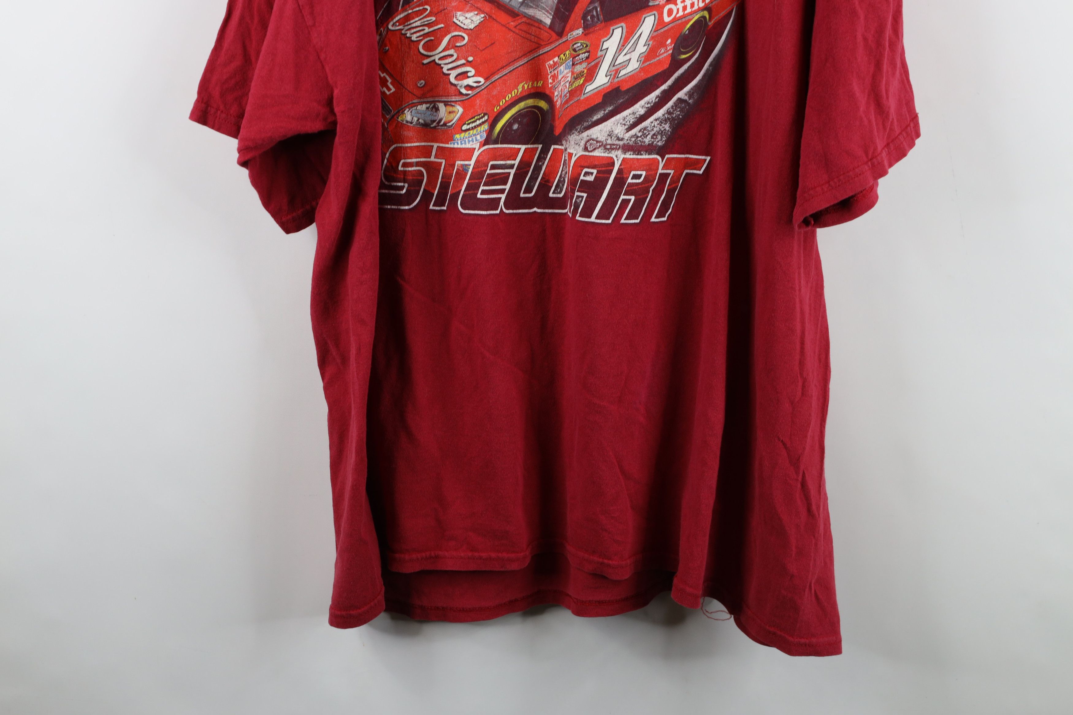 Vintage Vintage Y2K Nascar Tony Stewart Racing Short Sleeve T-Shirt Size US XXL / EU 58 / 5 - 14 Thumbnail