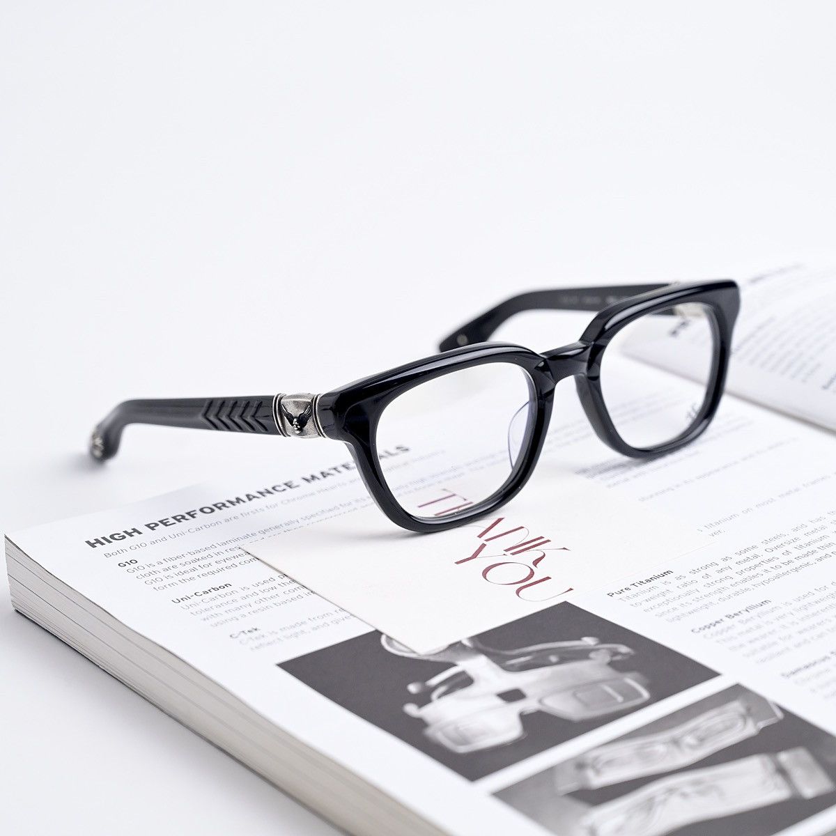 Chrome Hearts CHROME HEARTS WELL HELL YEAH BLACK GLASSES Size ONE SIZE - 1 Thumbnail