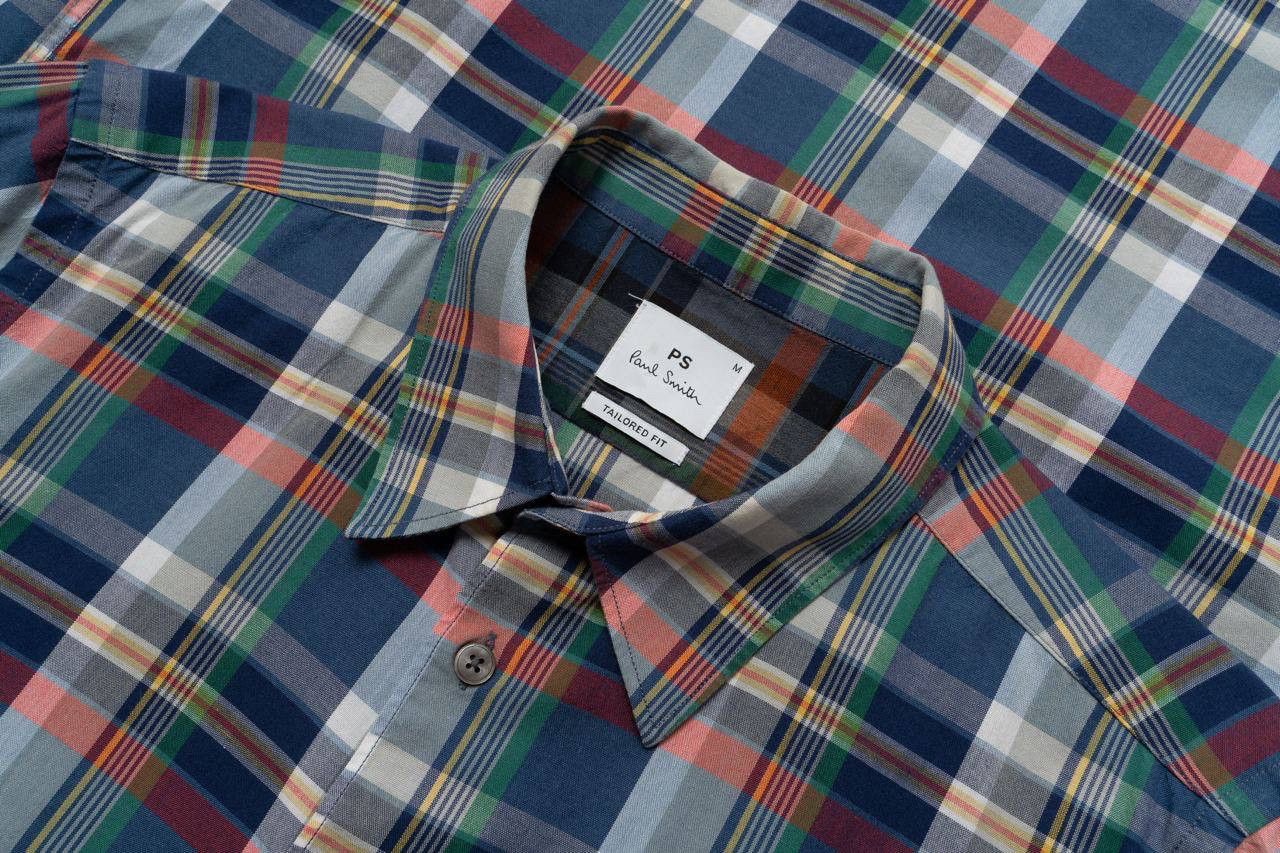 Paul Smith 🔵PS PAUL SMITH Tailored Fit Checked Plaid Shirt Size US M / EU 48-50 / 2 - 1 Thumbnail