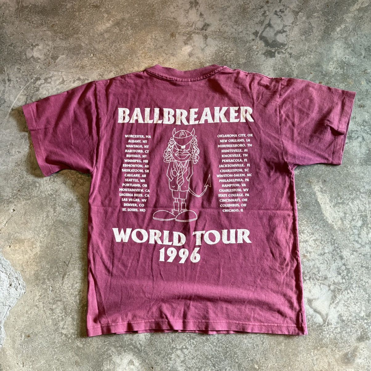 AC/DC Vintage 90’s 1996 ACDC BALLBREAKER TOUR TEE Size US M / EU 48-50 / 2 - 4 Thumbnail