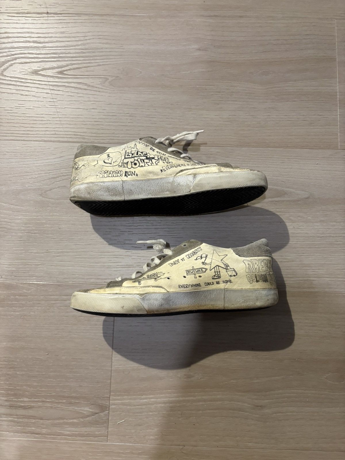 Golden Goose Golden Goose Super-Star GGDB Size US 7 / EU 40 - 5 Thumbnail