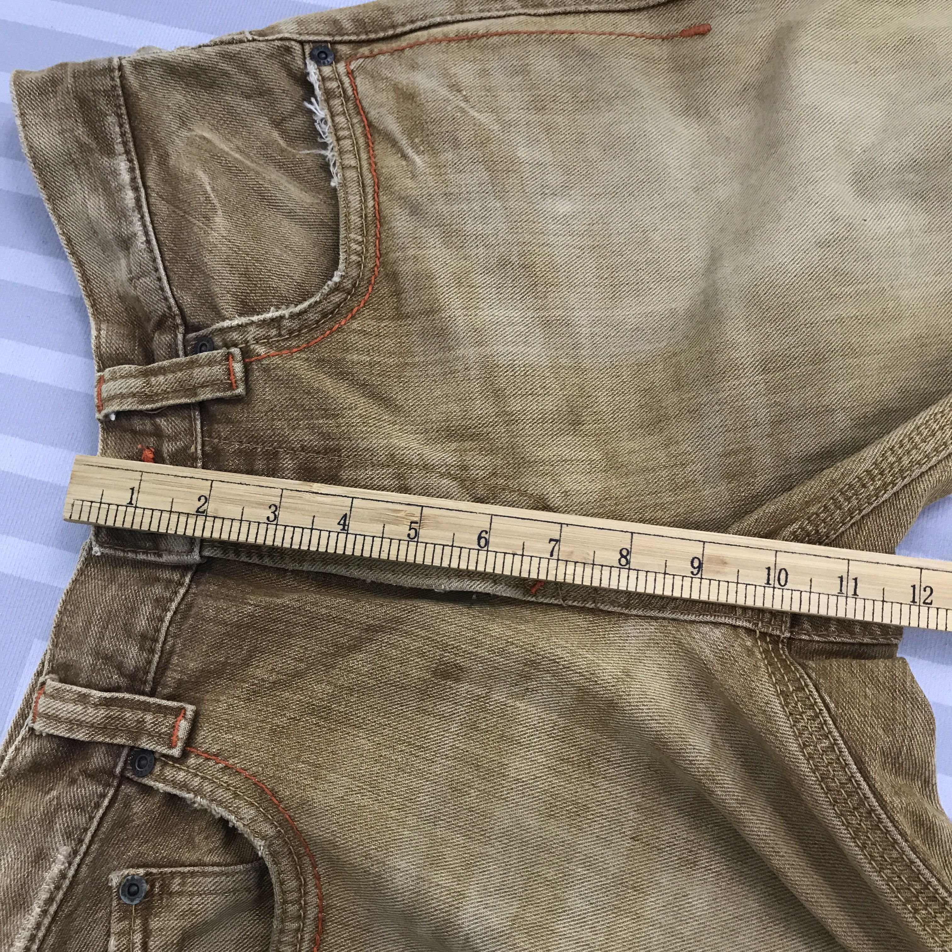 Edwin × Japanese Brand × Vintage Vintage Flare Edwin XV-S Japan Bootcut brown Denim pants Size US 30 / EU 46 - 8 Thumbnail