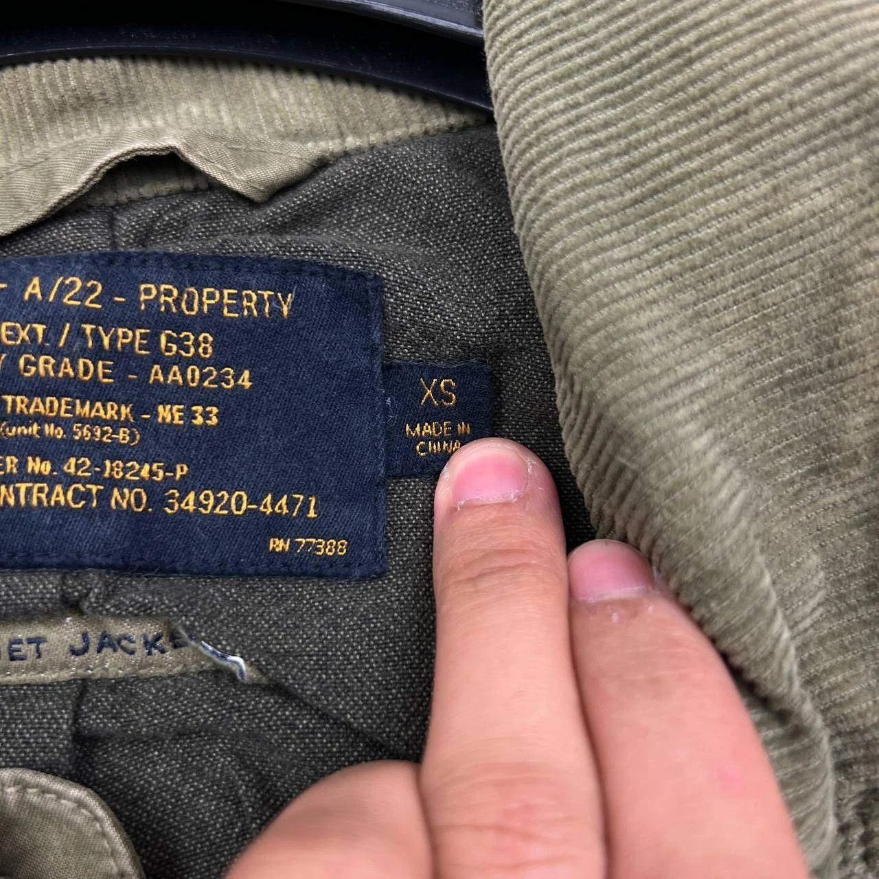 J.Crew J Crew Cadet Jacket Military Grade A22 Type G38 Cotton XS Size XS / US 0-2 / IT 36-38 - 7 Thumbnail