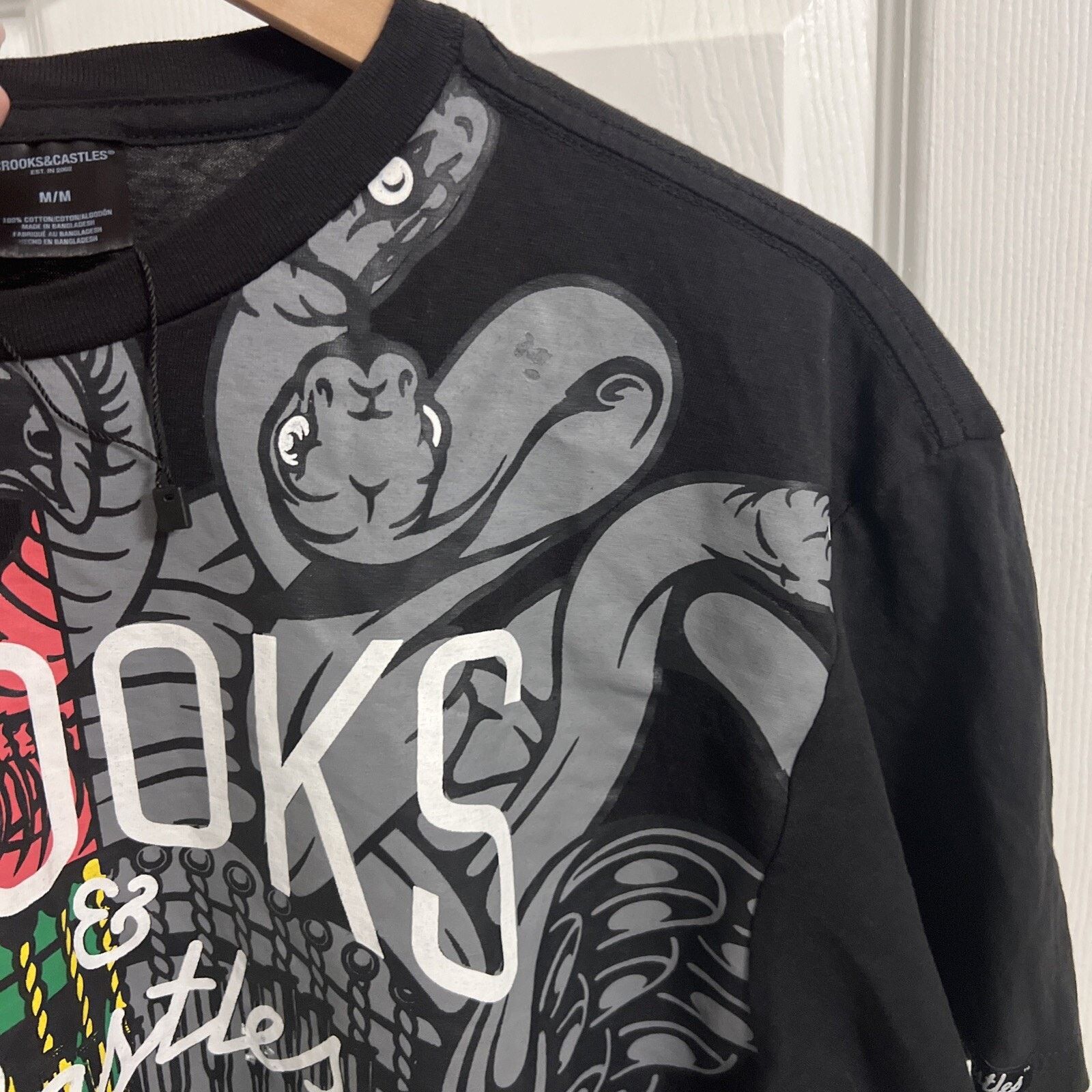Crooks & Castles Crooks & Castles Medusa Head T-Shirt Size M, SNAKES Print Size US M / EU 48-50 / 2 - 4 Thumbnail