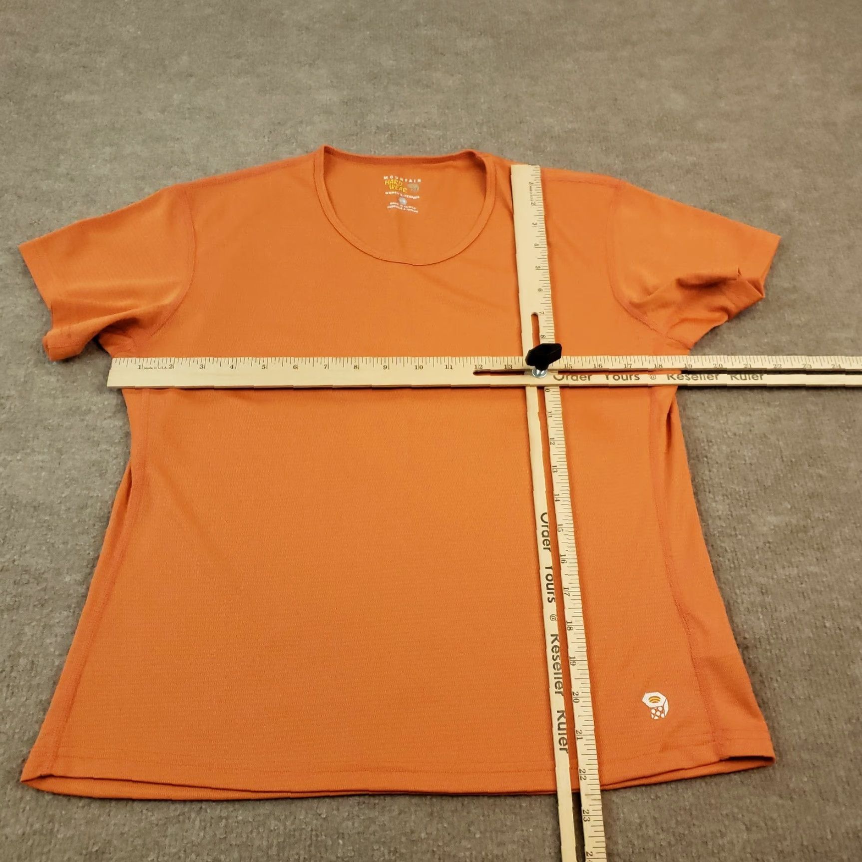Mountain Hardwear Mountain Hardwear Shirt Womens Large Orange Logo Top Lightweight Casual Z Size L / US 10 / IT 46 - 2 Thumbnail
