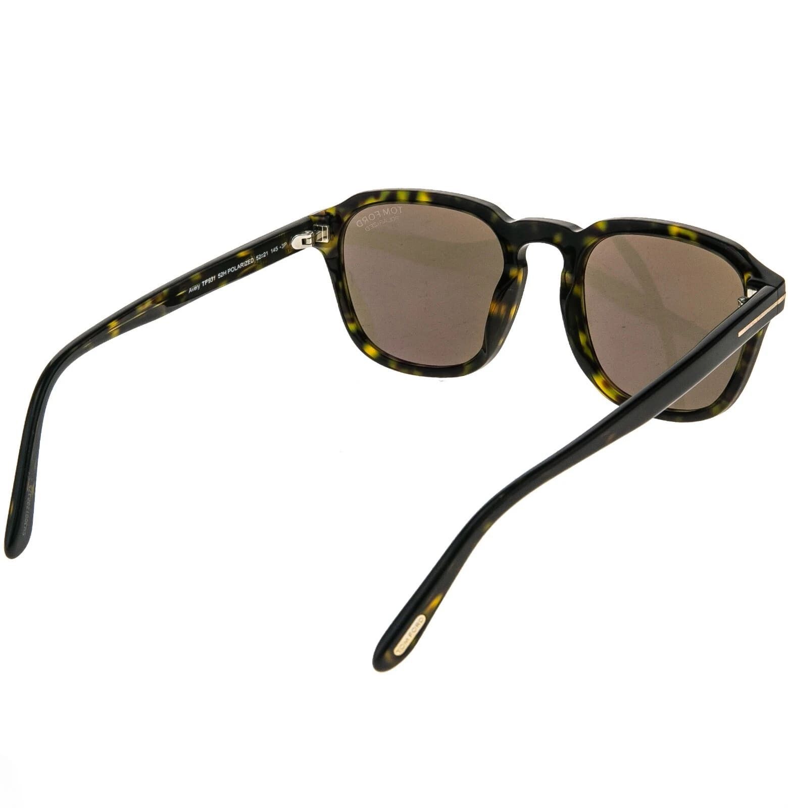 Tom Ford TOM FORD AVERY FT0931 52H Brown POLARIZED Sunglasses 931 Size ONE SIZE - 8 Thumbnail