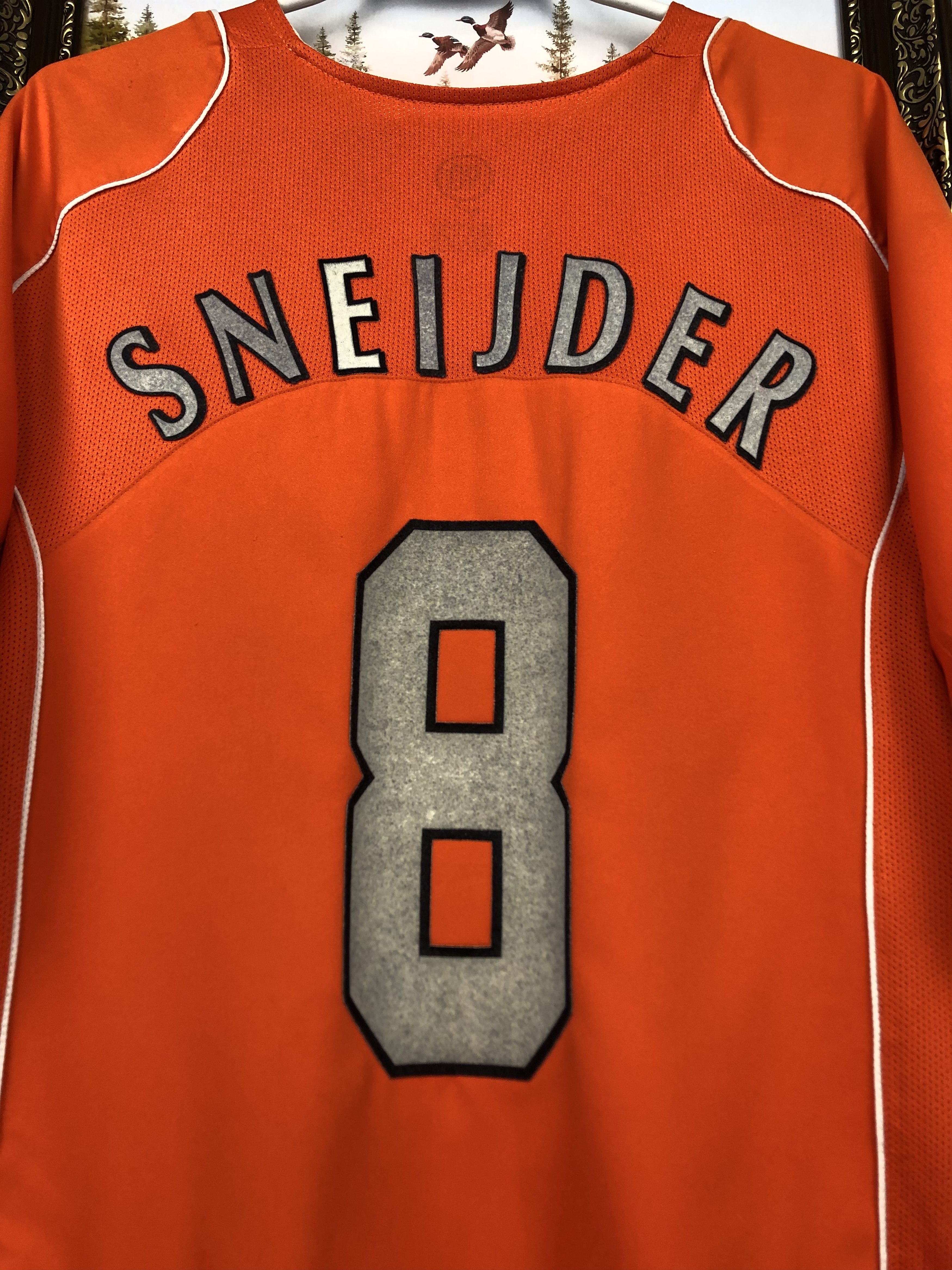 Nike Netherlands football shirt Soccer #8 Sneijder Nike Jersey Size US XL / EU 56 / 4 - 11 Thumbnail
