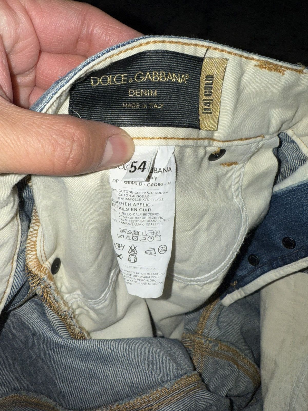 Dolce & Gabbana Dolce & Gabbana Light Denim Wash Distressed Sz 38 Size US 36 / EU 52 - 4 Thumbnail