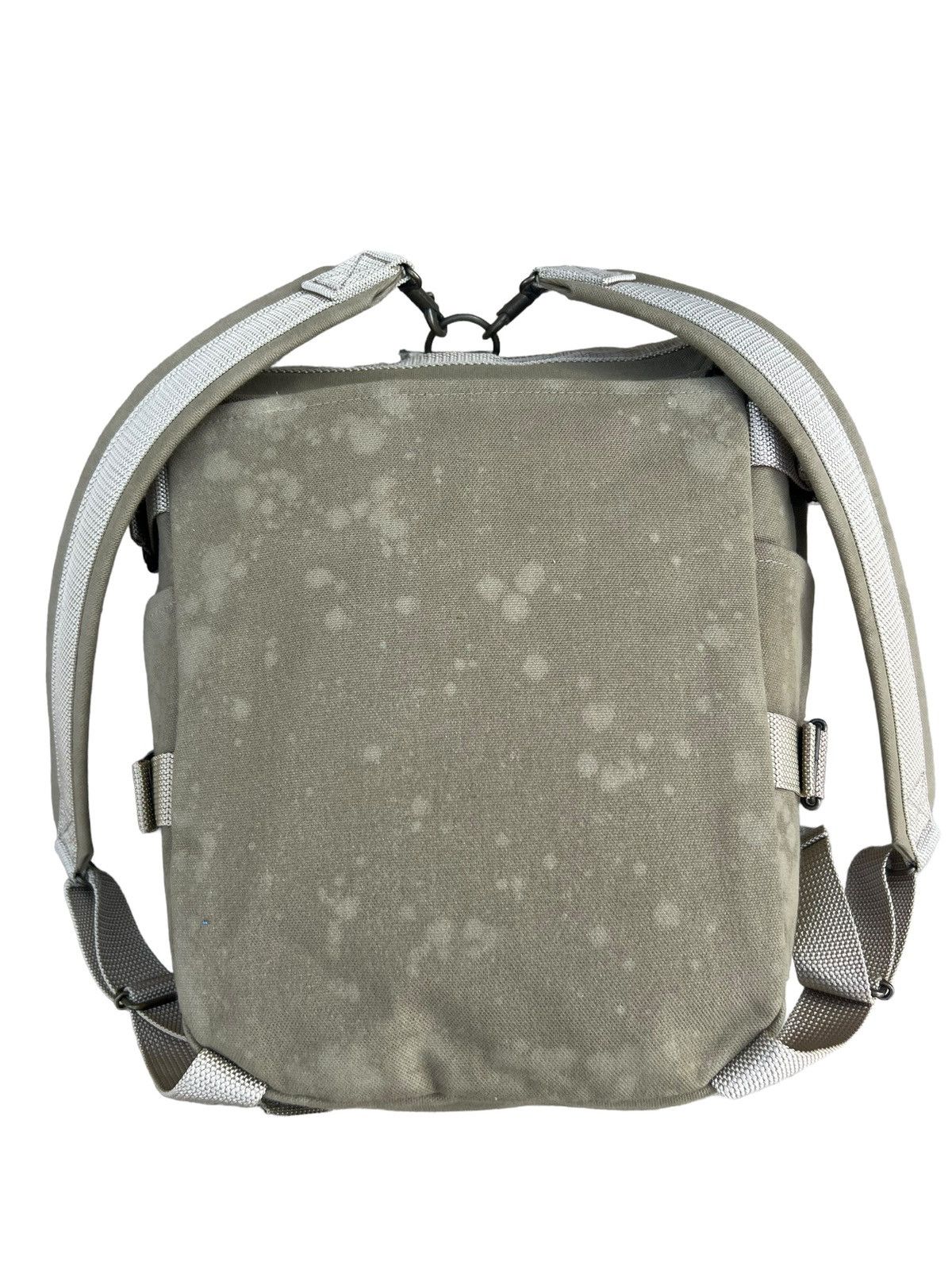Vintage Van Nuys Japan Discolouration Cotton Canvas Backpack Bag Size ONE SIZE - 12 Thumbnail