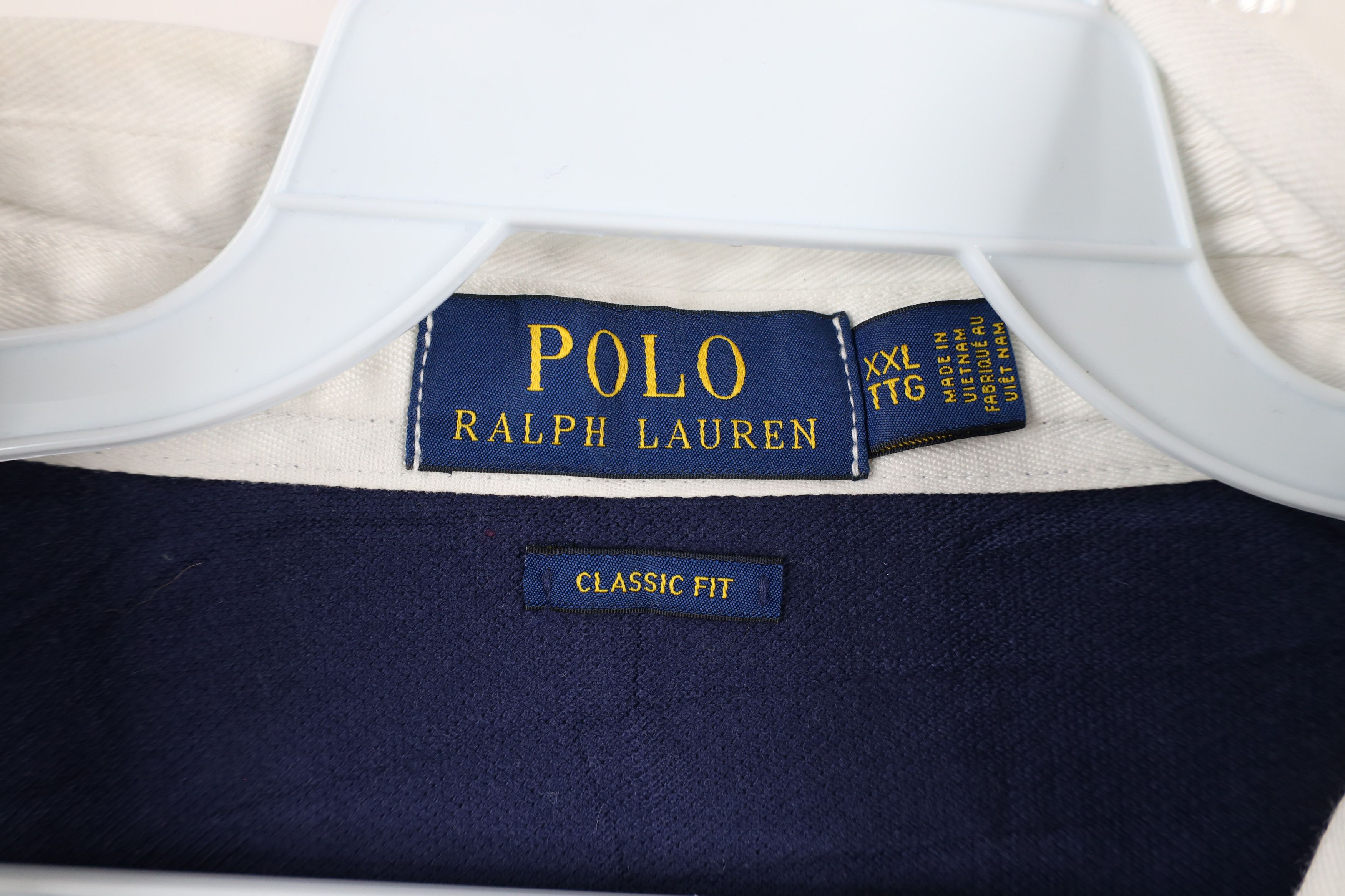 Ralph Lauren Vintage Ralph Lauren Cup Rowing Long Sleeve Rugby Polo Size US XXL / EU 58 / 5 - 9 Thumbnail