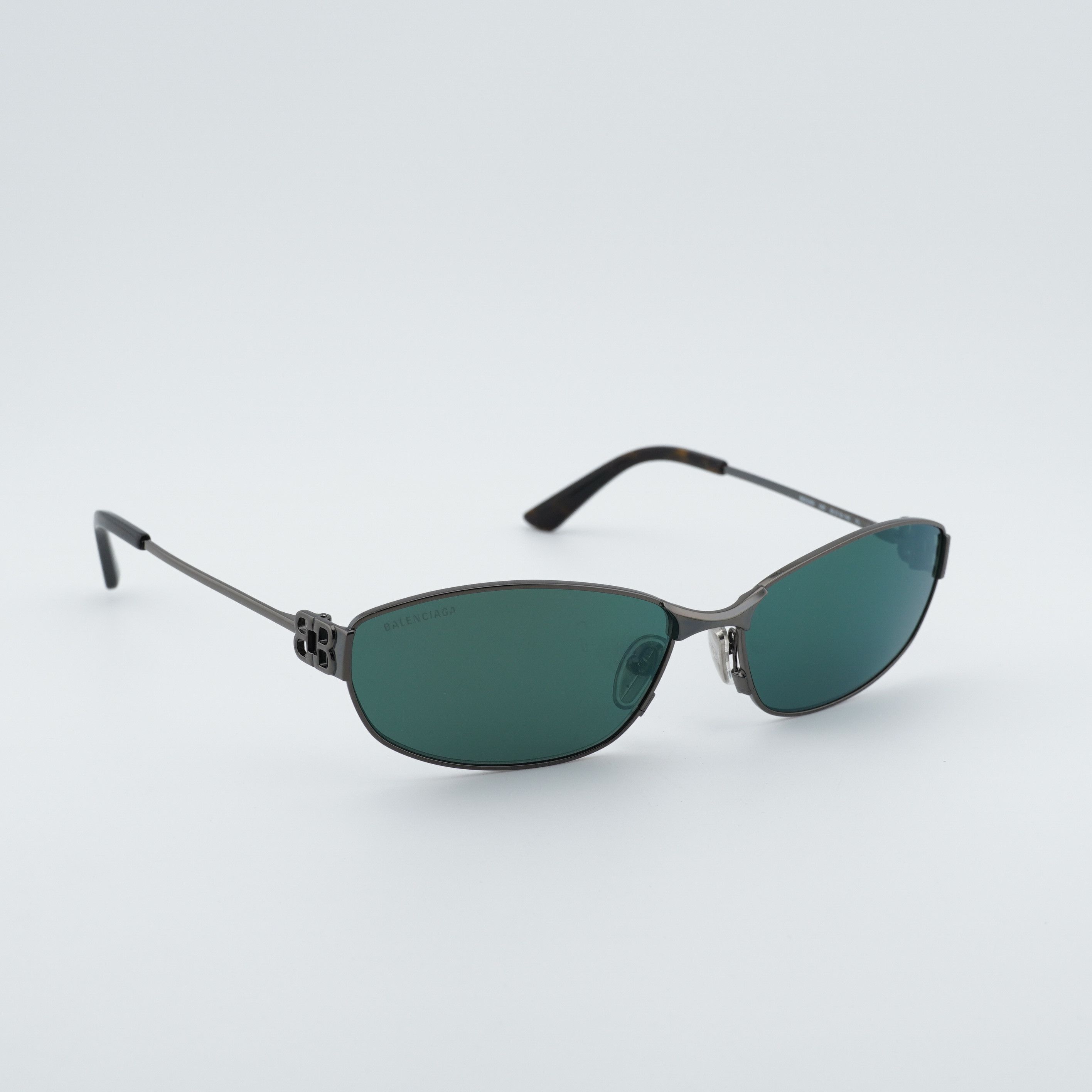 Balenciaga Balenciaga BB0336S 005 Unisex Sunglasses Grey Oval Frame Size ONE SIZE - 1 Thumbnail