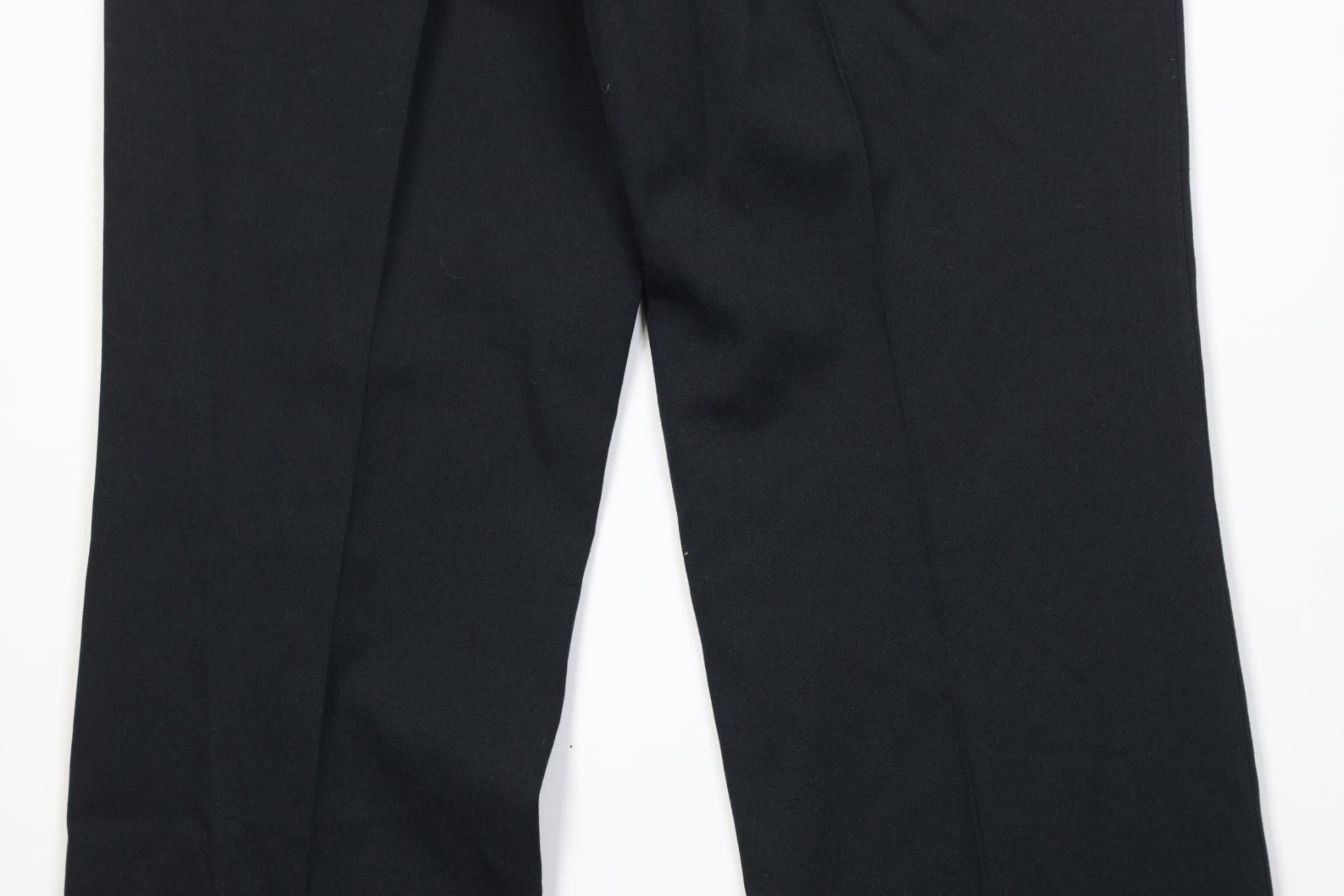 Vintage Vintage 90s Streetwear Knit Chino Pants Trousers Black Size US 32 / EU 48 - 13 Thumbnail