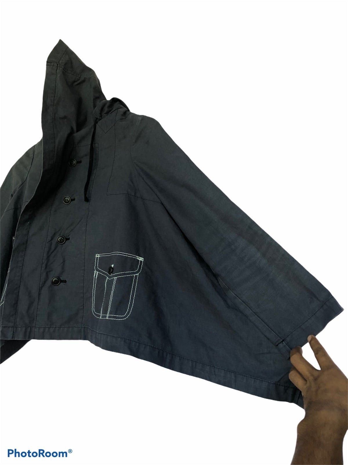 CDG by Comme des Garcons GD-B005 Comme des Garcon Poncho Cropped Jackets Size XS / US 0-2 / IT 36-38 - 4 Thumbnail