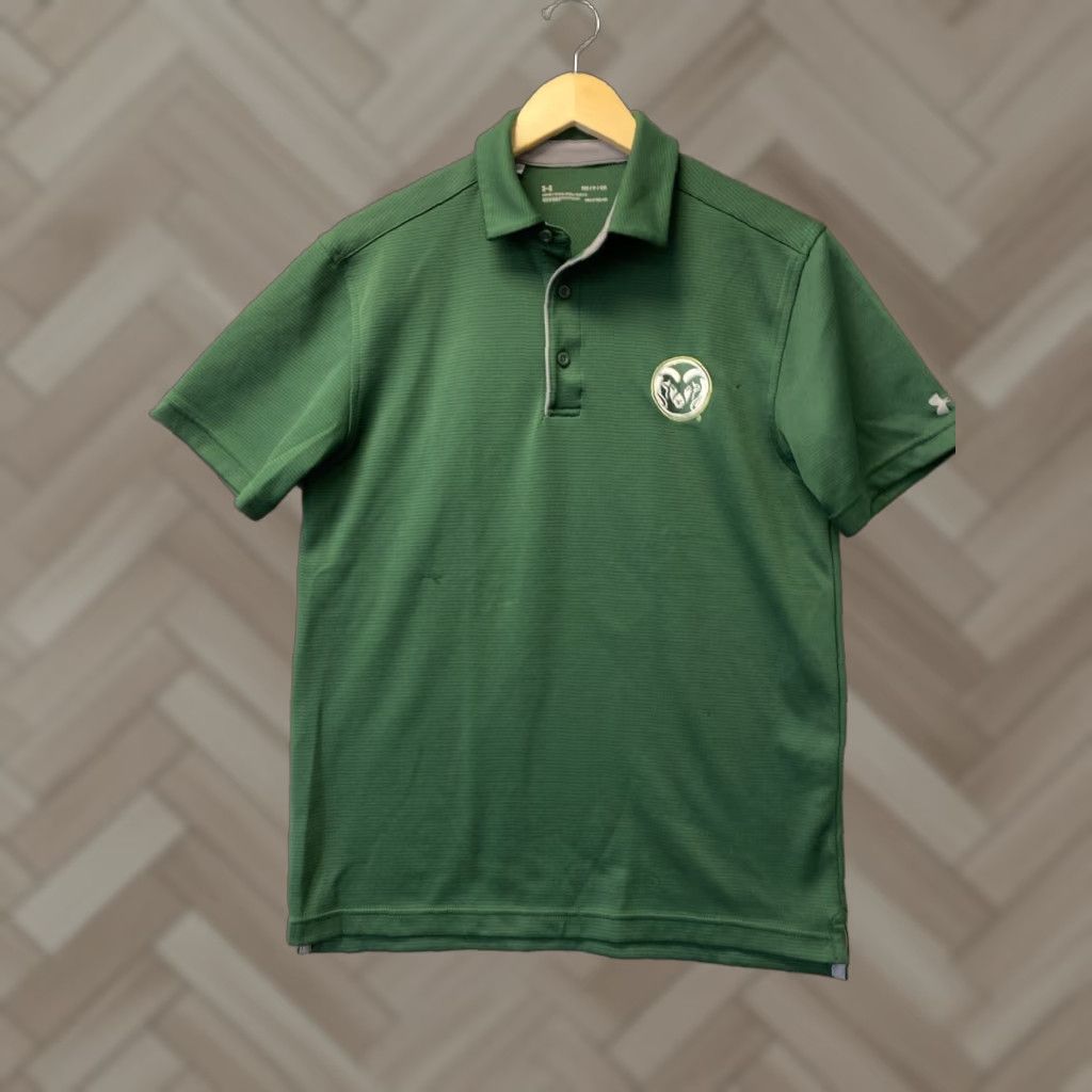 Under Armour Under Armour Polo Shirt Mens S Green Colorado Rams Casual Golf Rugby 106-52 /106-52 Size US S / EU 44-46 / 1 - 1 Thumbnail