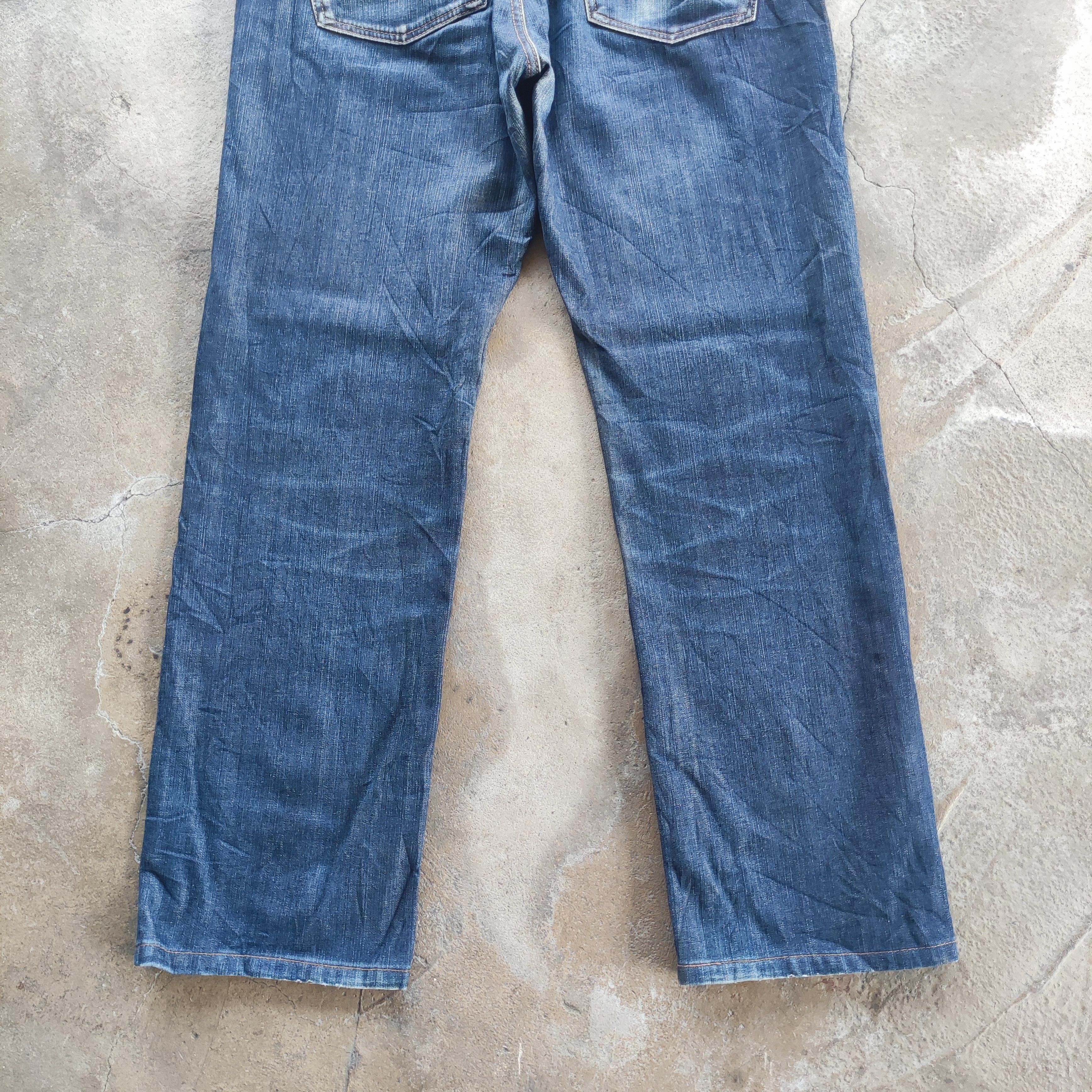 Japanese Brand Vintage Japanese Brand Straight Jeans Ripped Pants Size US 34 / EU 50 - 10 Thumbnail