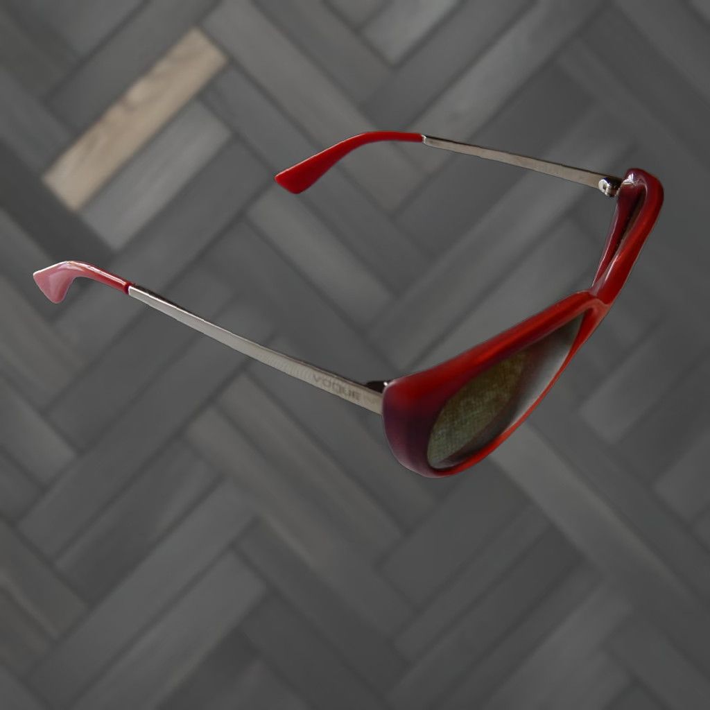Vogue VINTAGE Vogue Sunglasses Frames Only Women Red 57mm 16mm 135mm 1999 T5 Size ONE SIZE - 1 Thumbnail