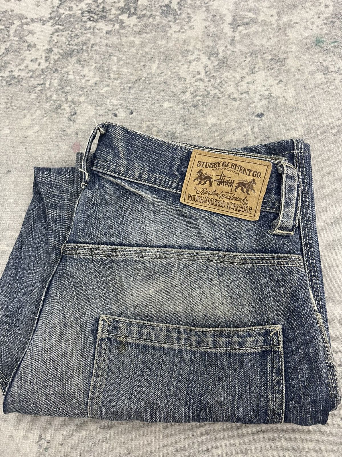 Stussy Vintage Stüssy Japan 'Rough & Rugged' Carpenter Denim Pants Size US 32 / EU 48 - 22 Thumbnail