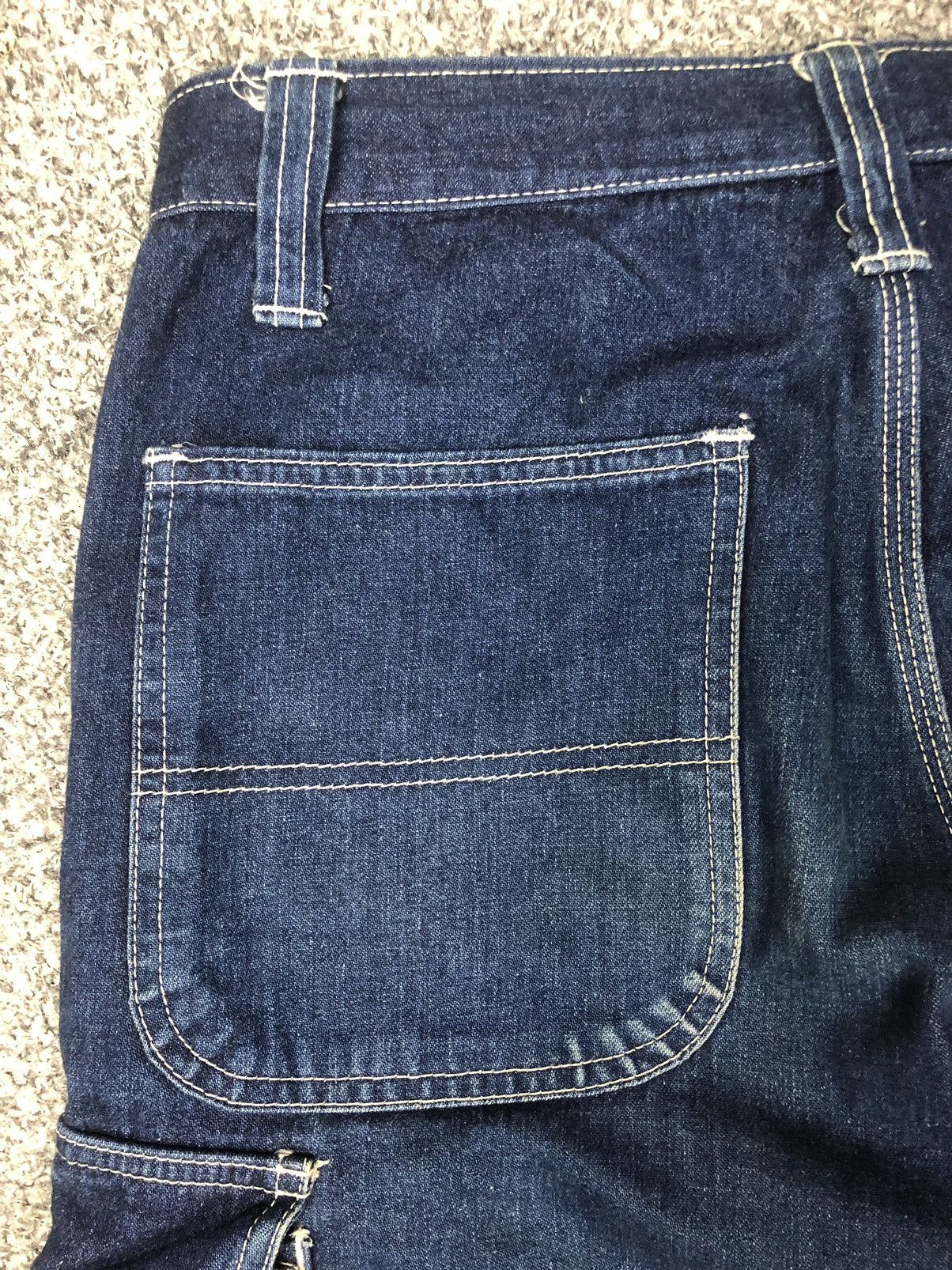 Big John × Japanese Brand × Vintage Vintage 90s BiG JOHN World Workers Cargo Jeans Size US 30 / EU 46 - 16 Thumbnail