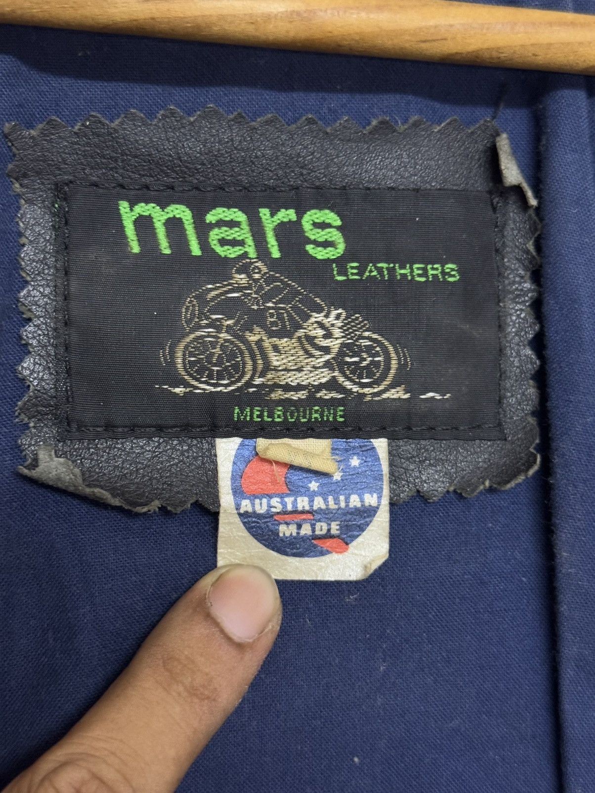 Vintage Vintage MARS Leather Melbourne Brando Style 80s Size US L / EU 52-54 / 3 - 8 Thumbnail