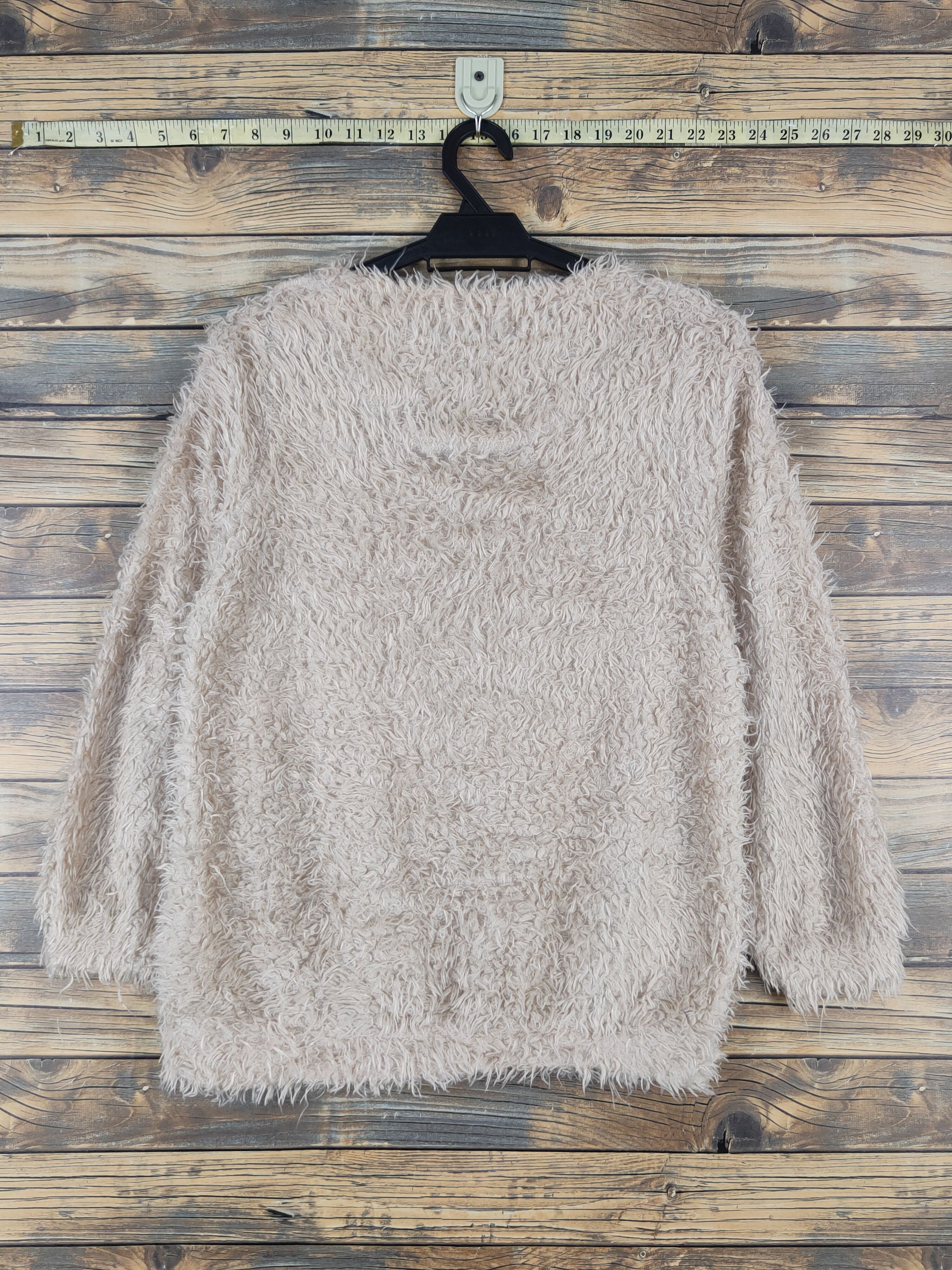 Japanese Brand × Vintage Laliday Lalic japan Shag Shaggy Fur Mohair Knitwear #W1283 Size S / US 4 / IT 40 - 7 Thumbnail
