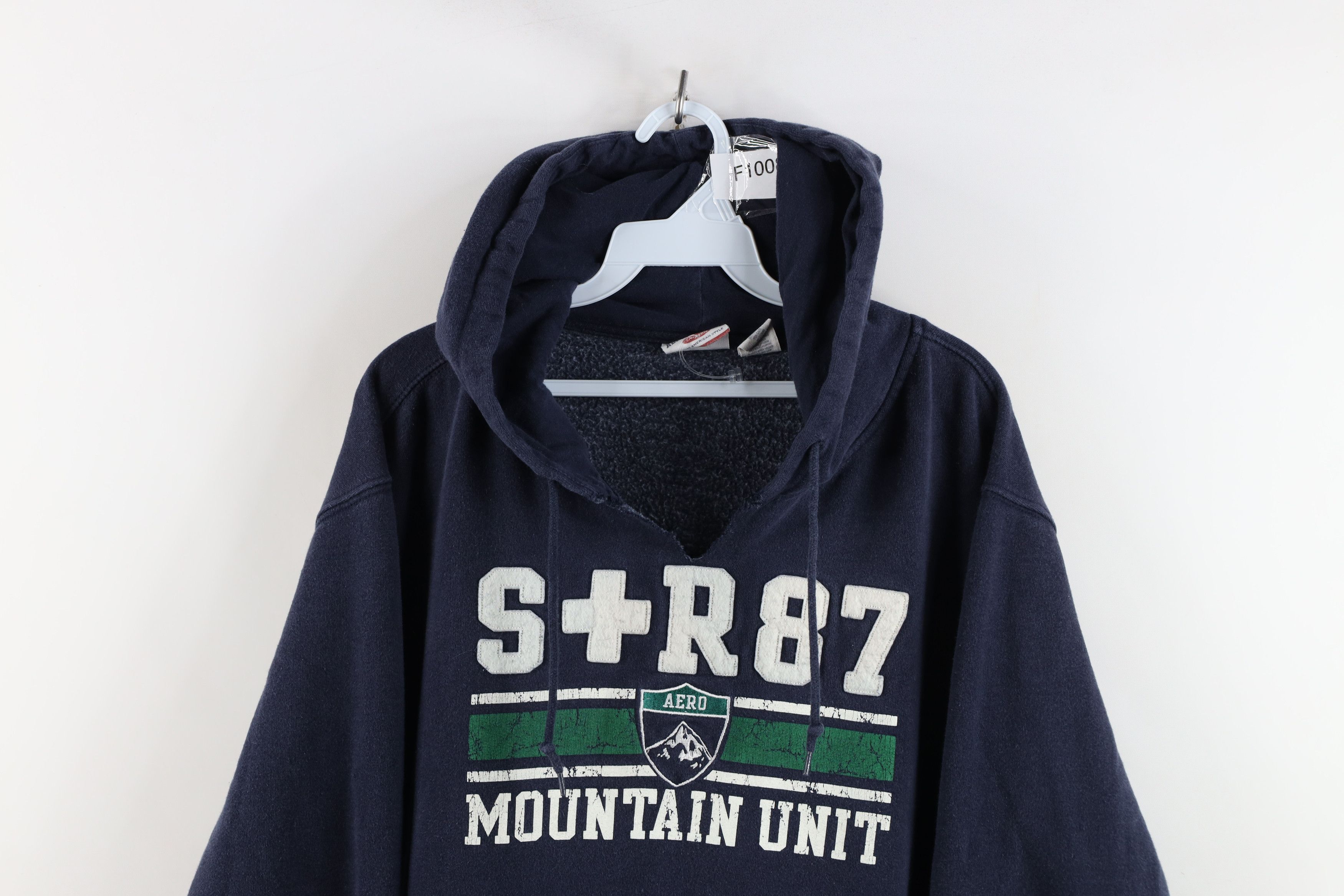 Aeropostale Vintage Y2K Aeropostale Unit Skiing Snowboard Hoodie Blue Size US XL / EU 56 / 4 - 2 Thumbnail