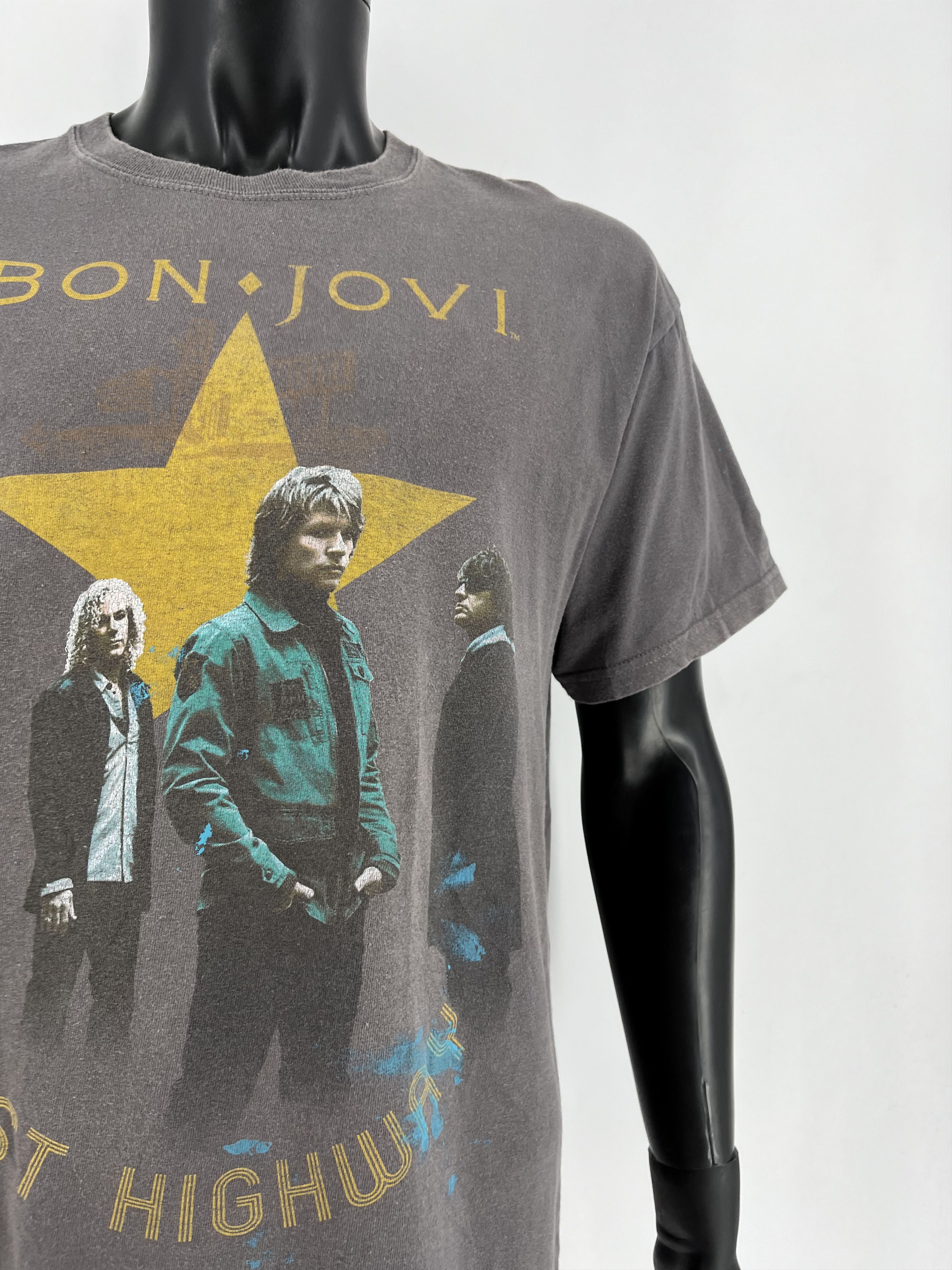 Band Tees × Vintage BON JOVI Lost Highway 2008 Tour Band T-Shirt Double-sided Size US L / EU 52-54 / 3 - 8 Thumbnail