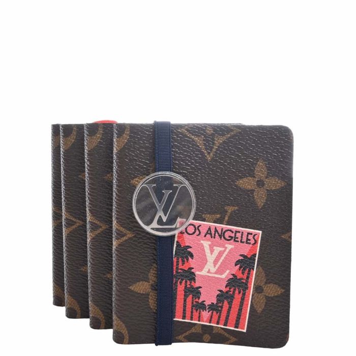 LOUIS VUITTON Monogram Agenda GM Day Planner Cover R20006 LV Auth