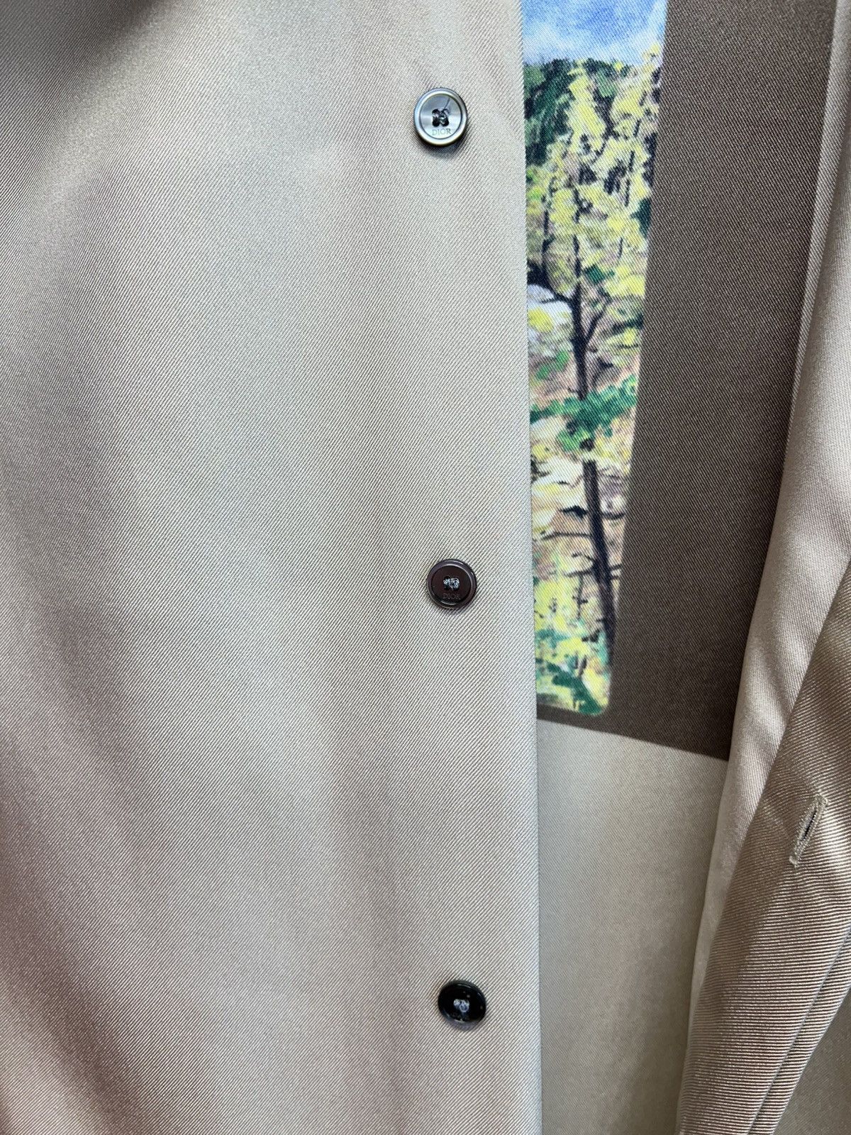 Dior × Stussy Dior x Shawn Stussy Yellowstone Silk Camp Shirt Size US S / EU 44-46 / 1 - 9 Thumbnail