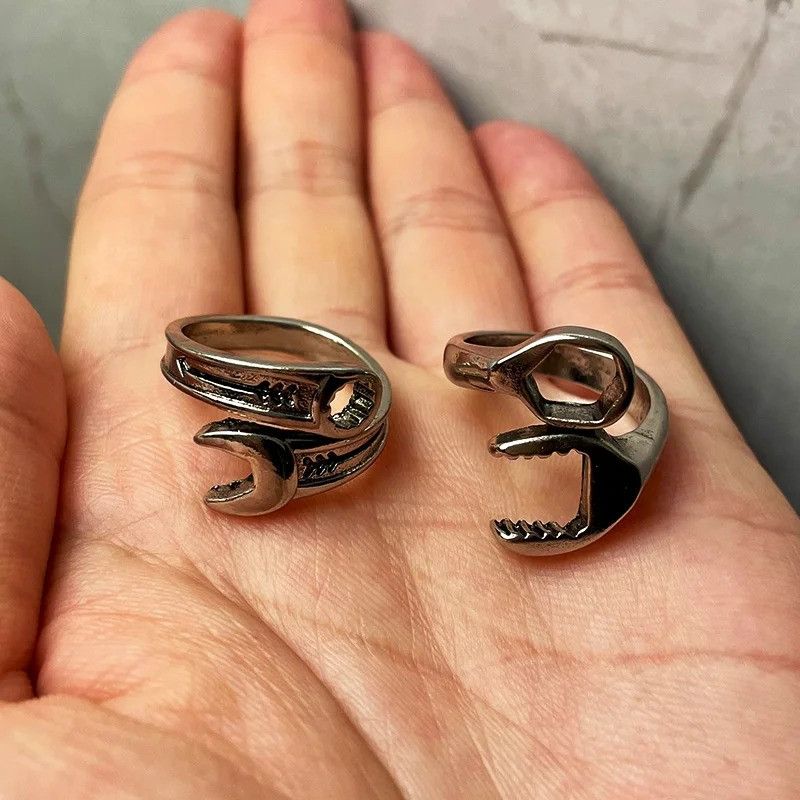 Vintage Retro Wrench Ring Size ONE SIZE - 4 Thumbnail