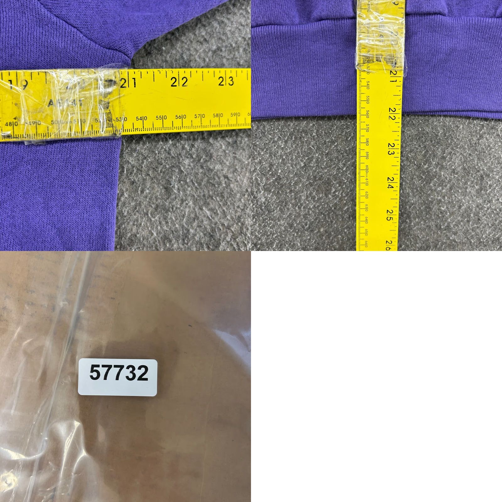 Vintage VINTAGE Onieta Sweatshirt Mens L Purple Crew Neck Pullover Fleece Blank USA 90s Size US L / EU 52-54 / 3 - 8 Thumbnail