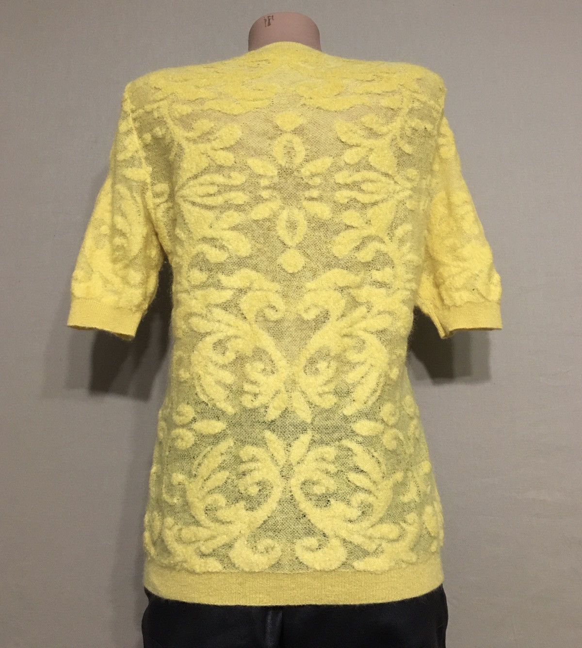 Max Mara Max Mara Studio Womens Yellow Top Floral Design Size S Size S / US 4 / IT 40 - 6 Thumbnail
