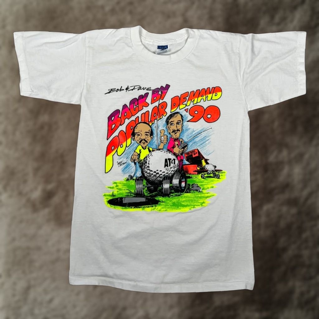 Vintage VINTAGE Bob & Dave Back By Popular Demand T-Shirt Mens M AT&T Golf 90s Single Size US M / EU 48-50 / 2 - 1 Thumbnail