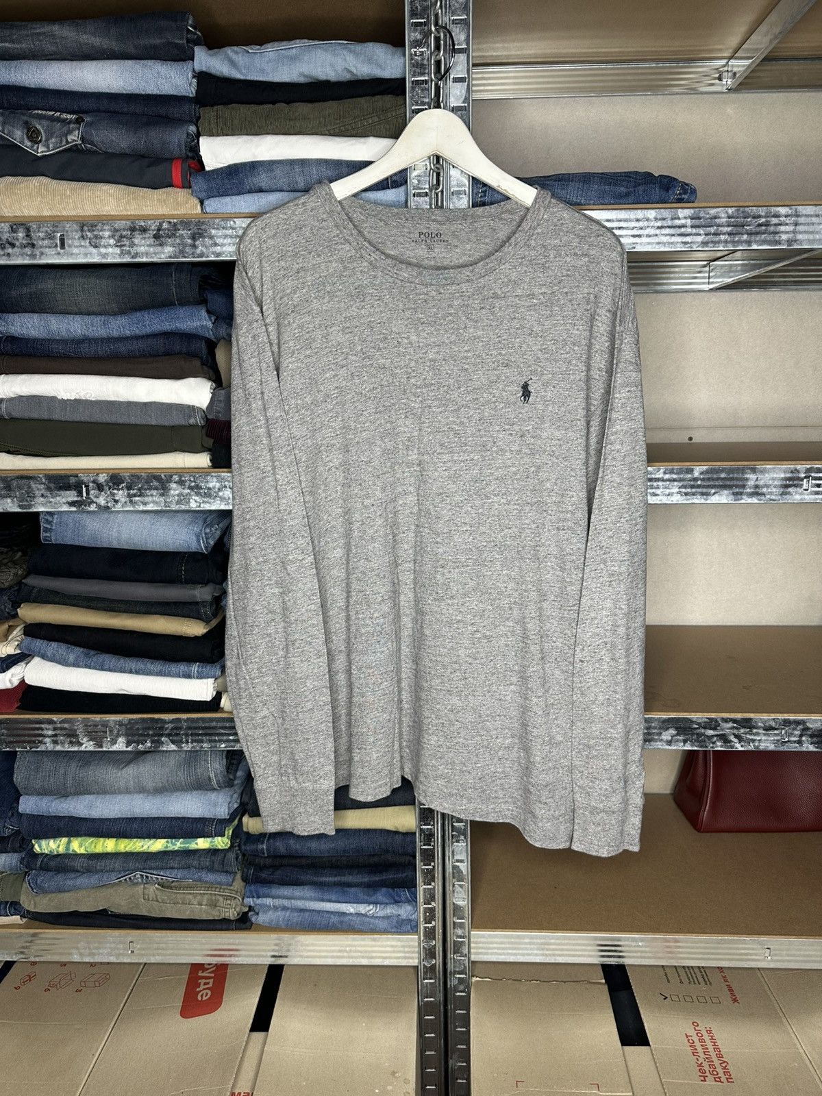 Polo Ralph Lauren Polo Ralph Lauren Men's Long Sleeve T-Shirt Pony Size XL Size US XL / EU 56 / 4 - 1 Thumbnail
