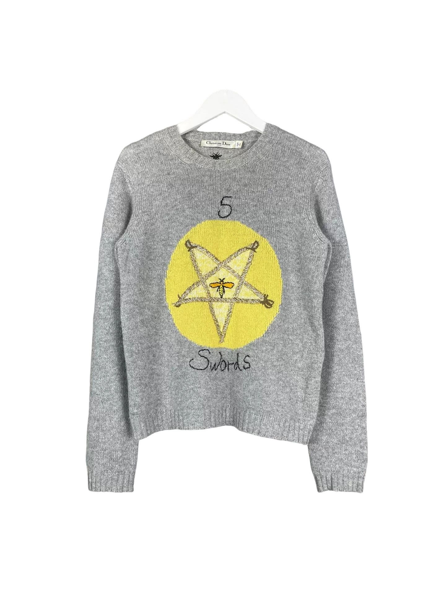 Dior Dior 5 Swords Tarot Print Sweater Size 36 Size XS / US 0-2 / IT 36-38 - 1 Thumbnail