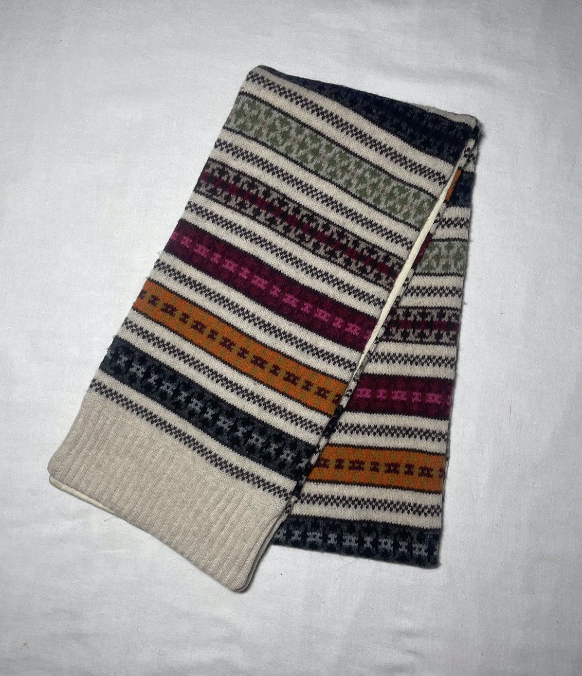Paul Smith Paul Smith wool stripped scarf Size ONE SIZE - 4 Thumbnail